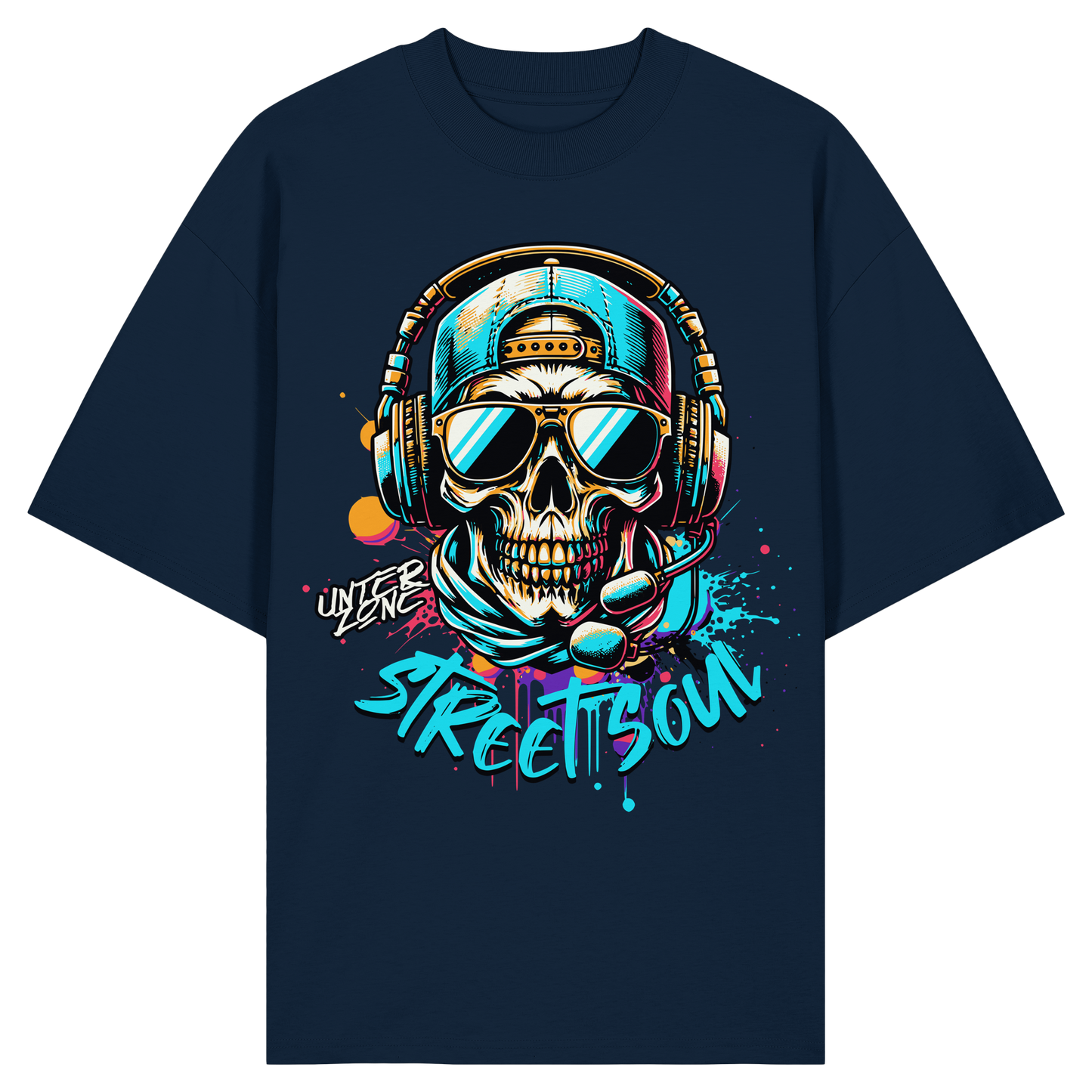 Unterzone Street Soul - Organic Oversize Shirt