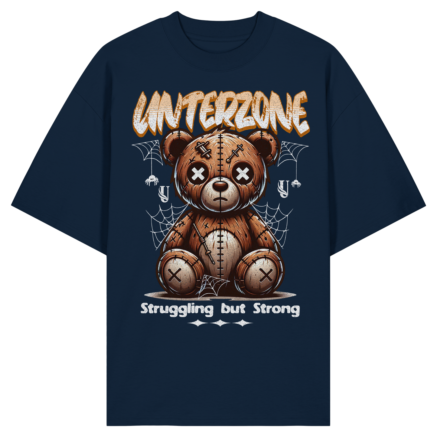Unterzone The Bear Despair - Organic Oversize Shirt