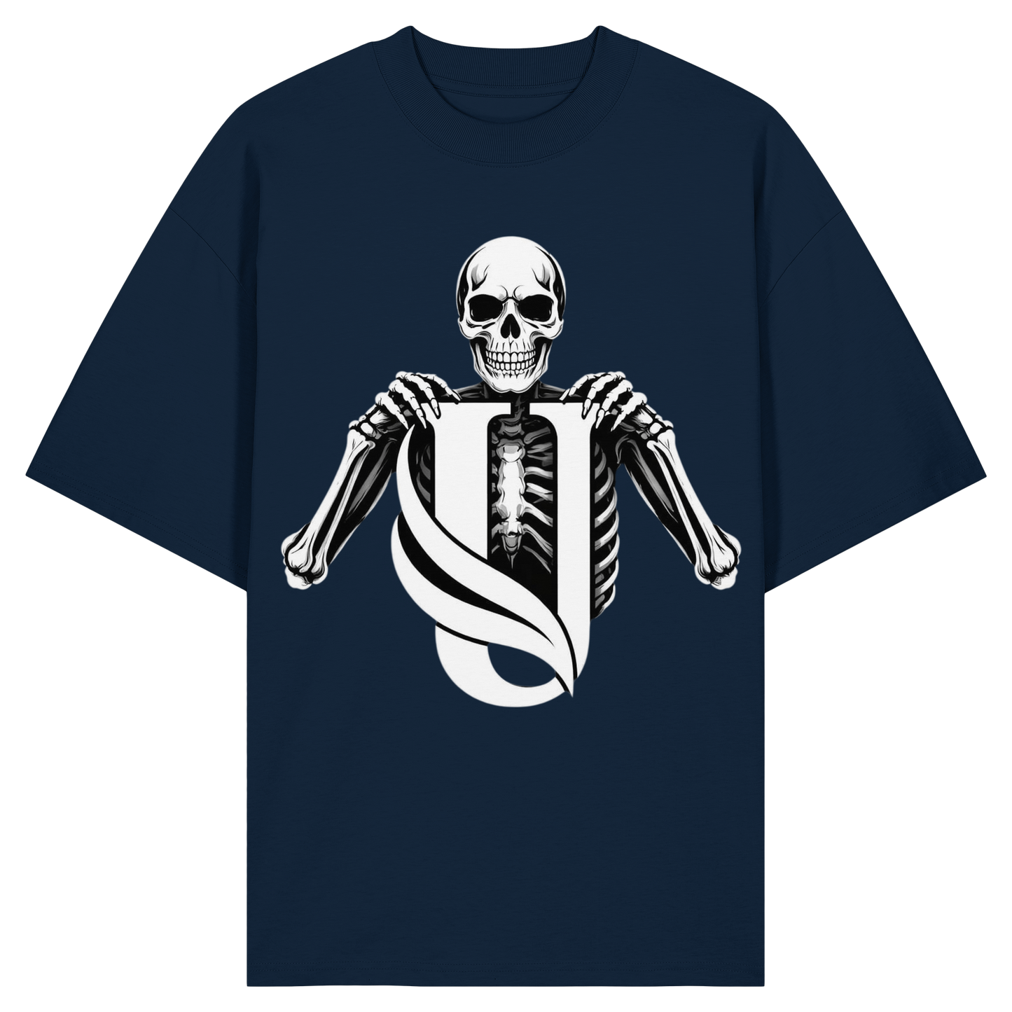 Unterzone Skull - Organic Oversize Shirt
