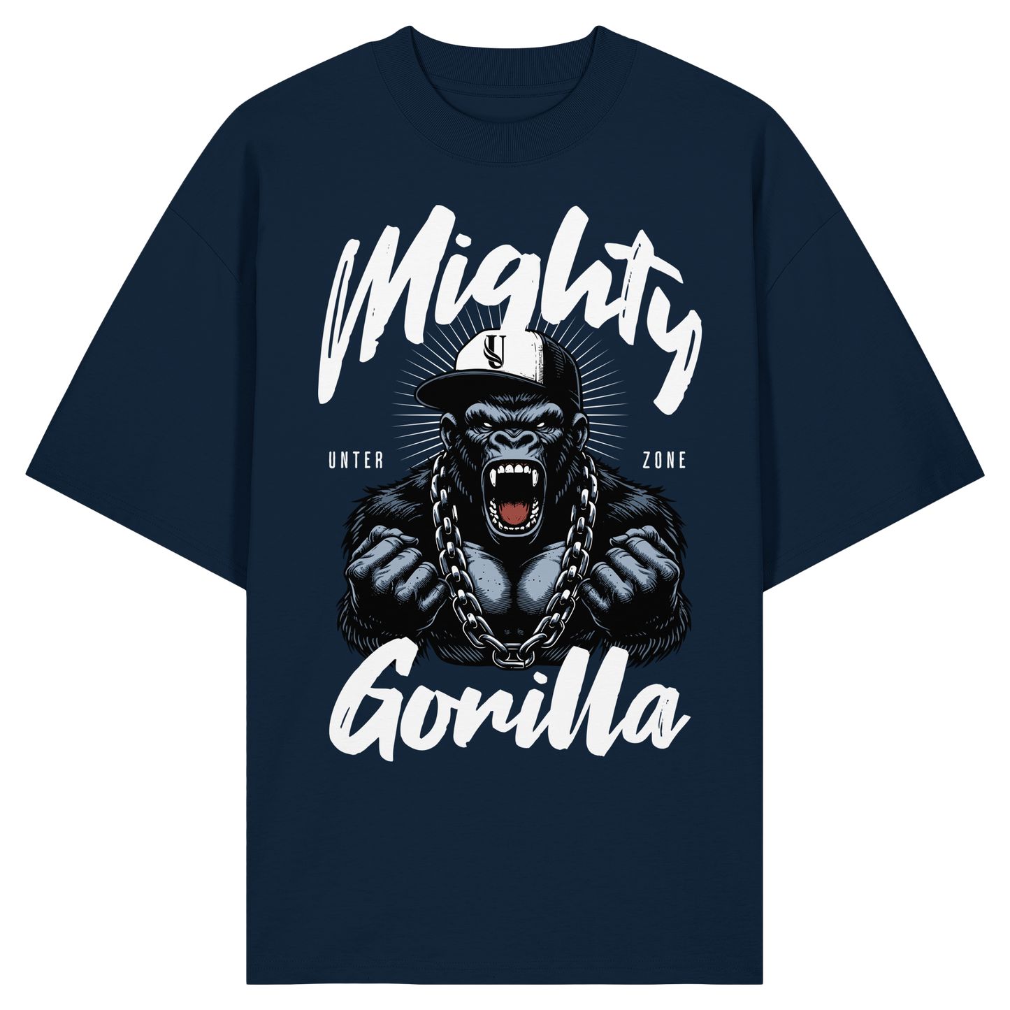 Unterzone Mighty Gorilla - Organic Oversize Shirt