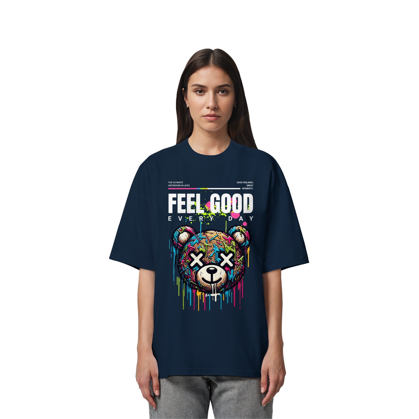 Unterzone Fell Good Every Day Teddy - Organic Oversize Shirt