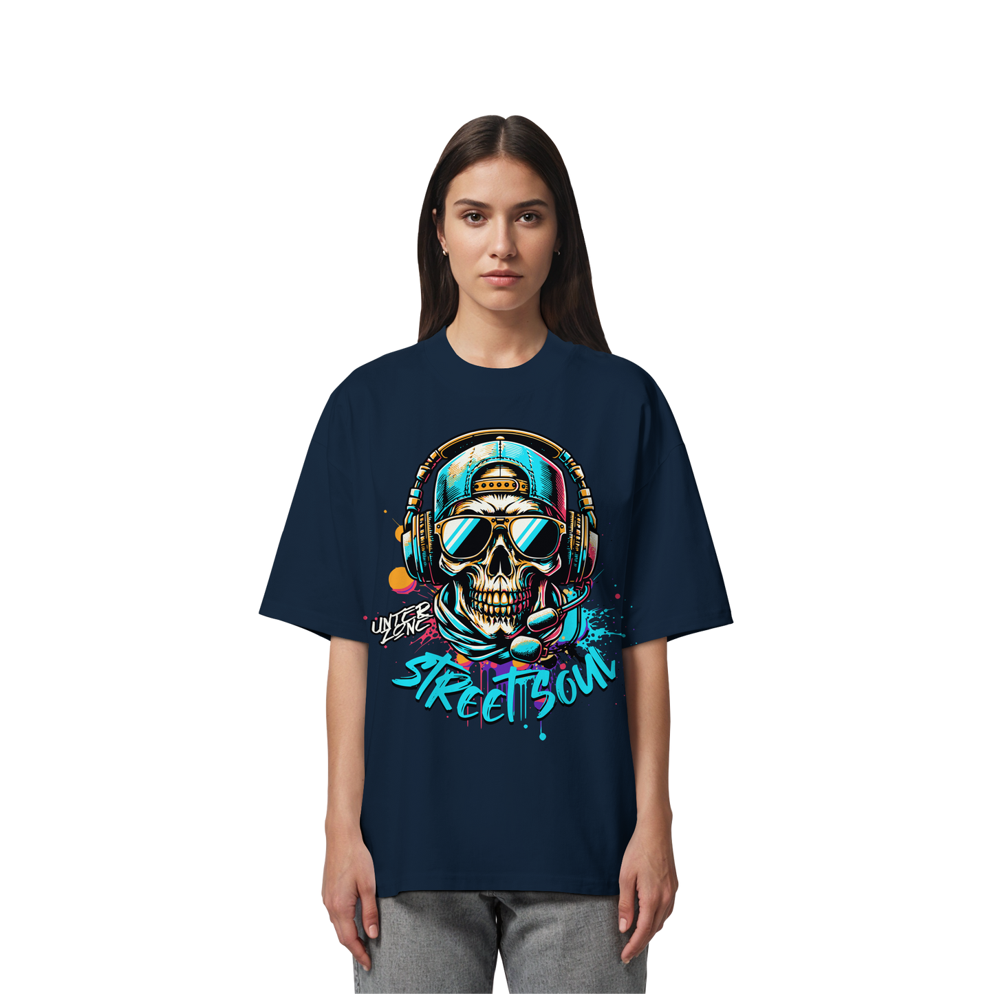 Unterzone Street Soul - Organic Oversize Shirt