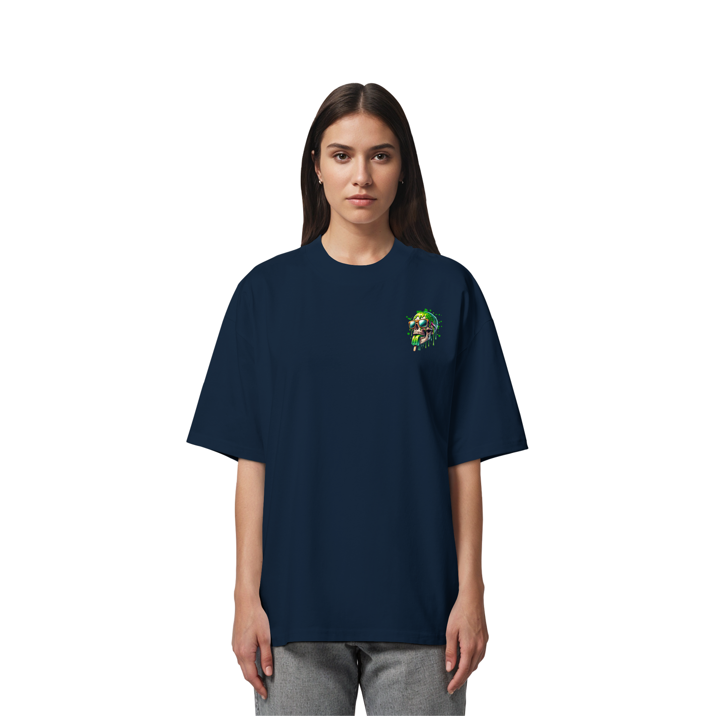 Unterzone Make Me Happy - Organic Oversize Shirt