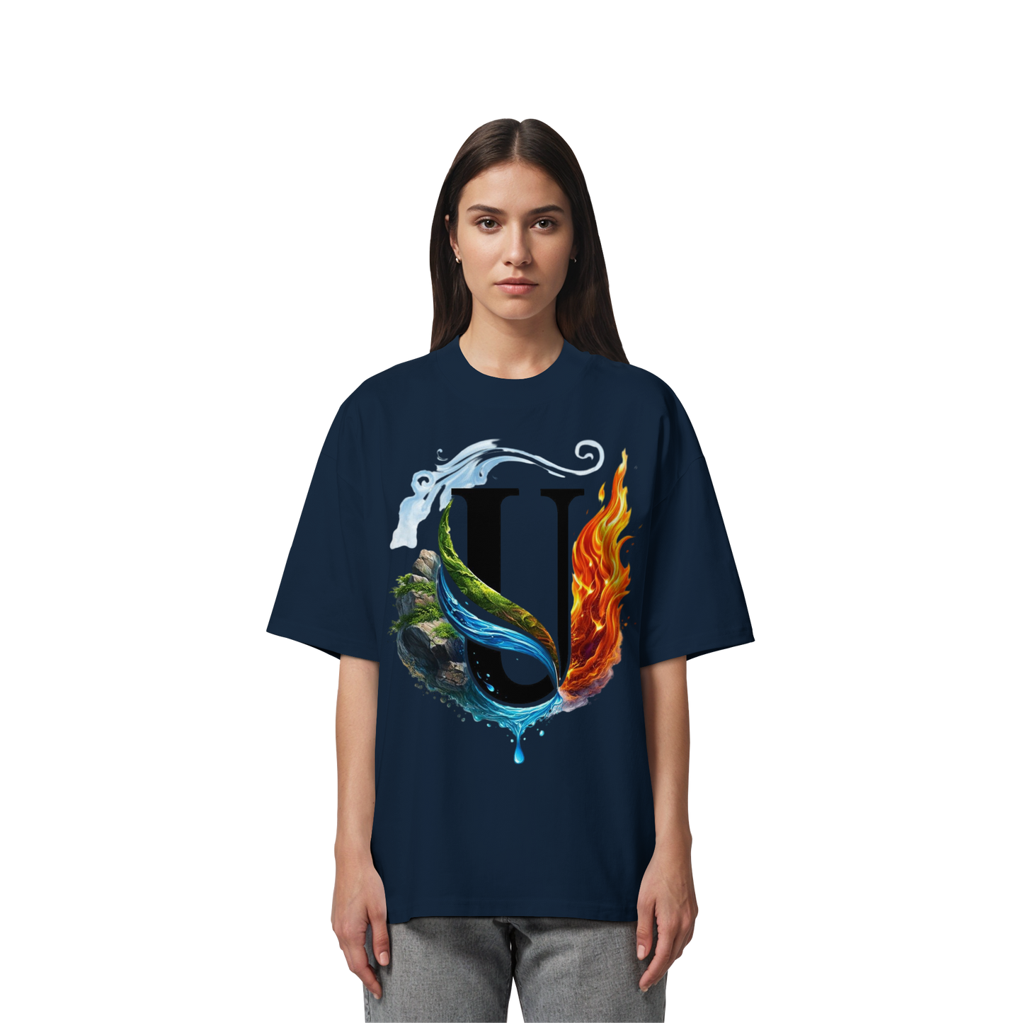Unterzone Four Elements - Organic Oversize Shirt