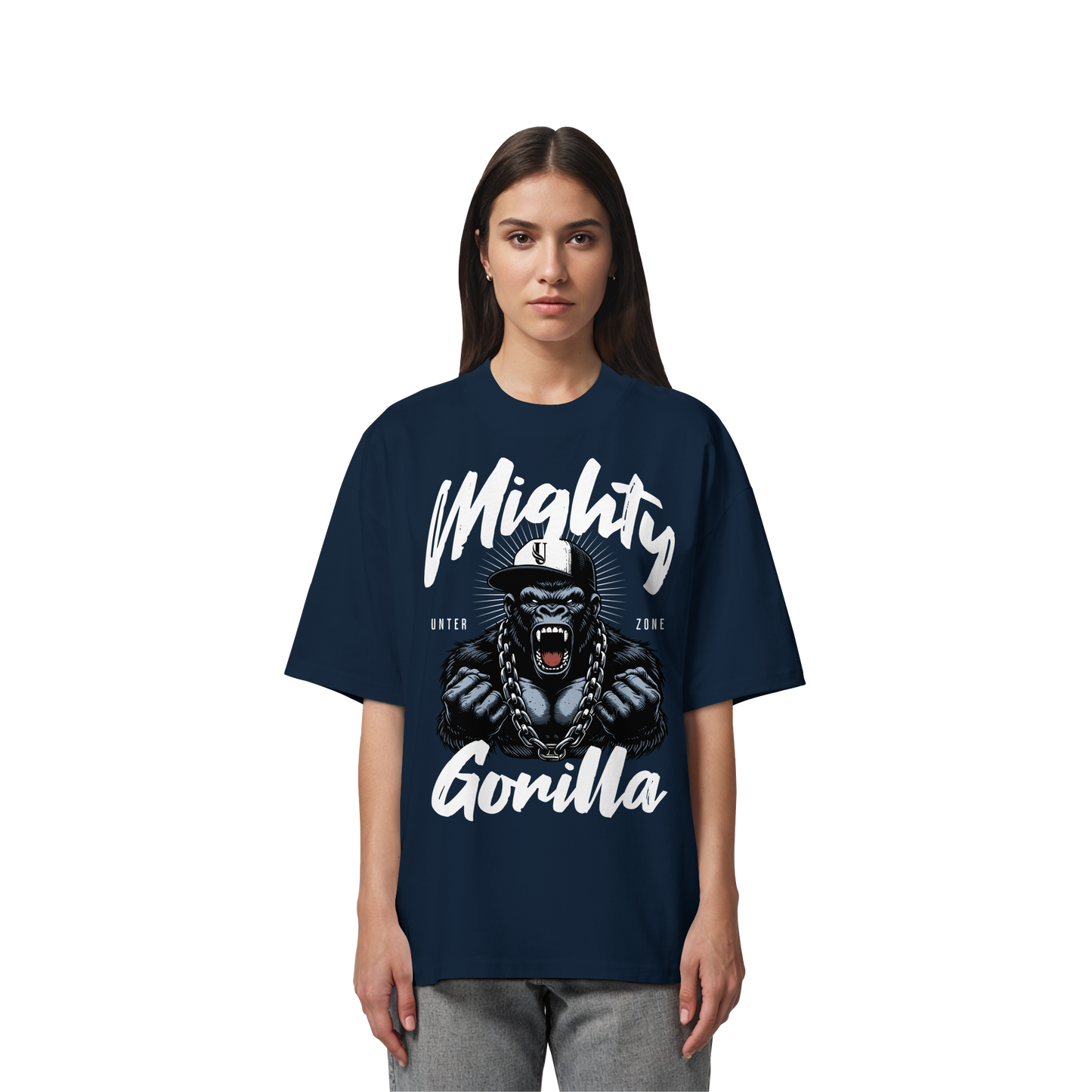 Unterzone Mighty Gorilla - Organic Oversize Shirt