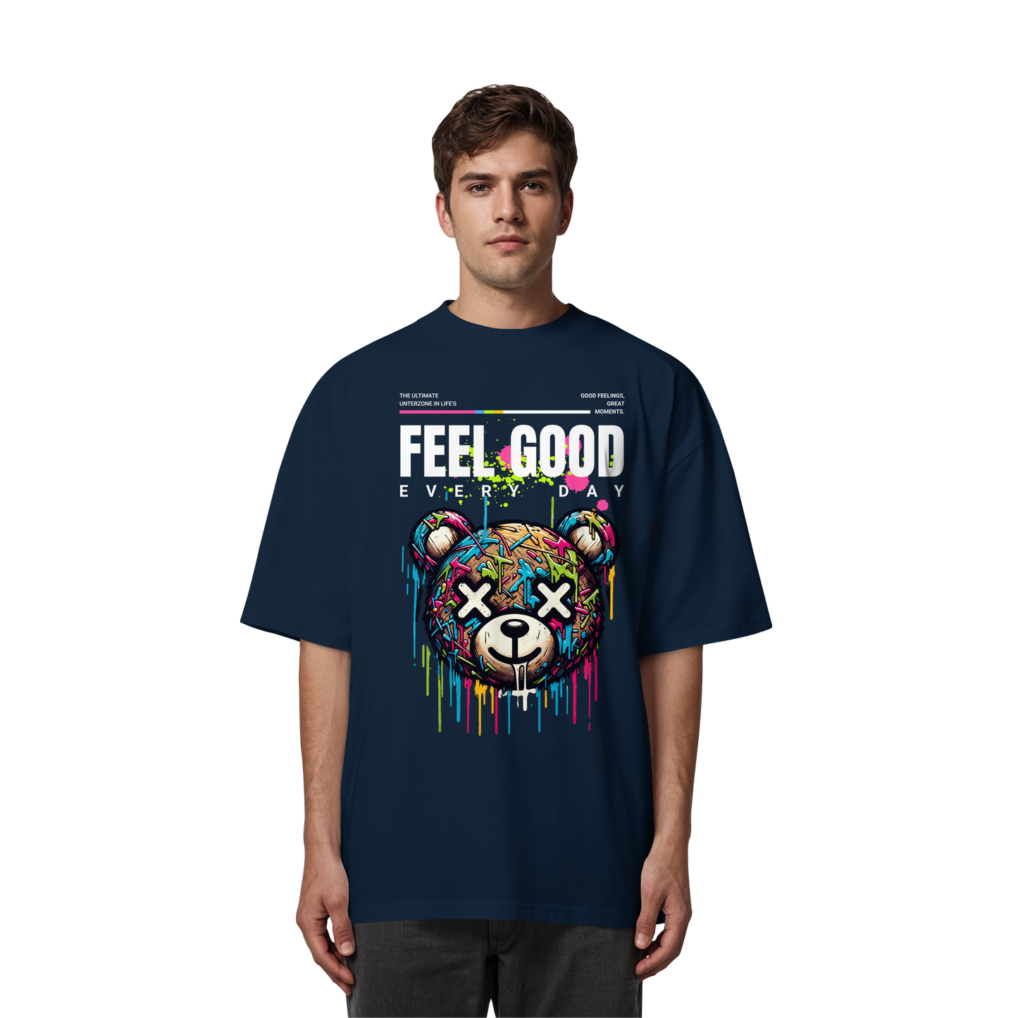 Unterzone Fell Good Every Day Teddy - Organic Oversize Shirt