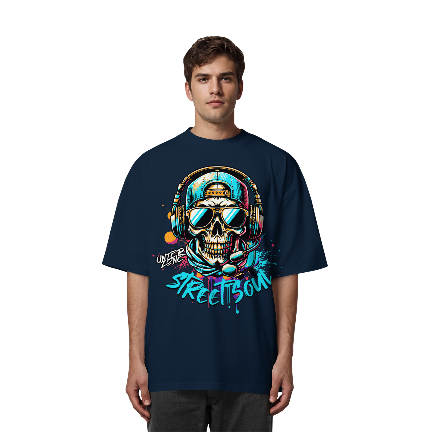 Unterzone Street Soul - Organic Oversize Shirt