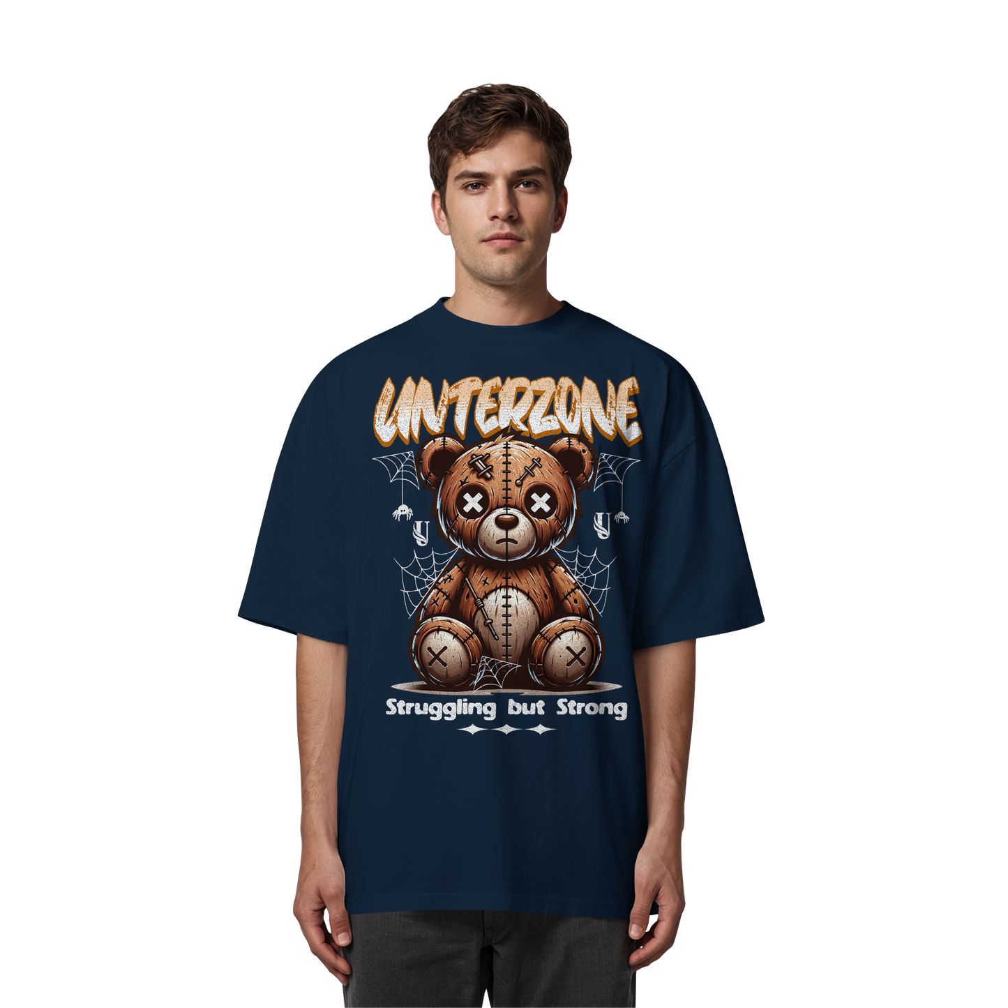 Unterzone The Bear Despair - Organic Oversize Shirt