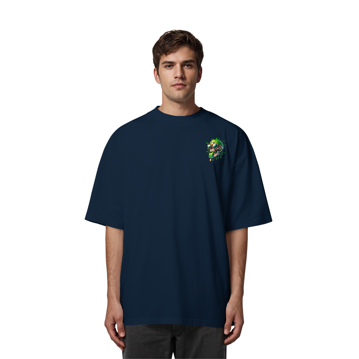 Unterzone Make Me Happy - Organic Oversize Shirt