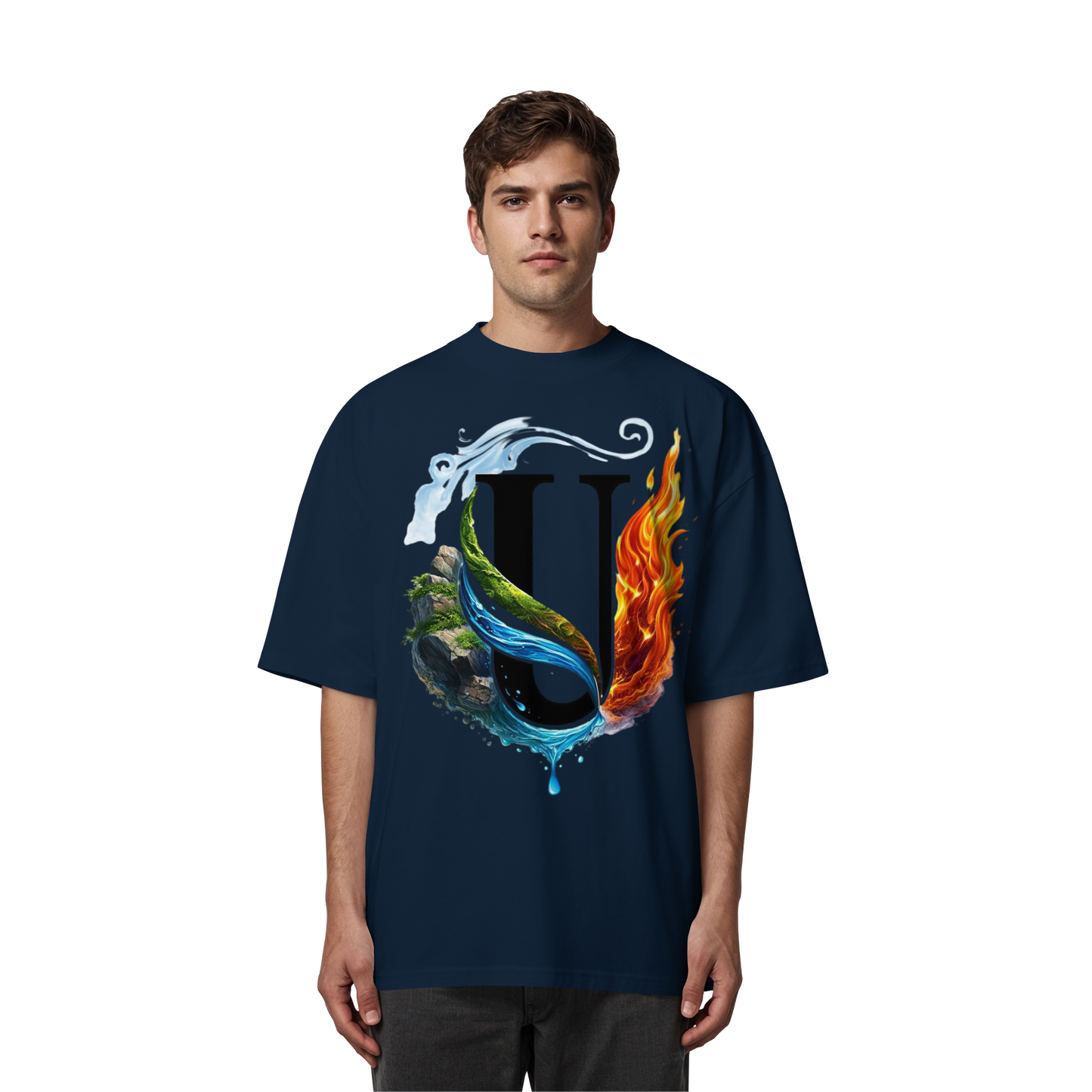 Unterzone Four Elements - Organic Oversize Shirt