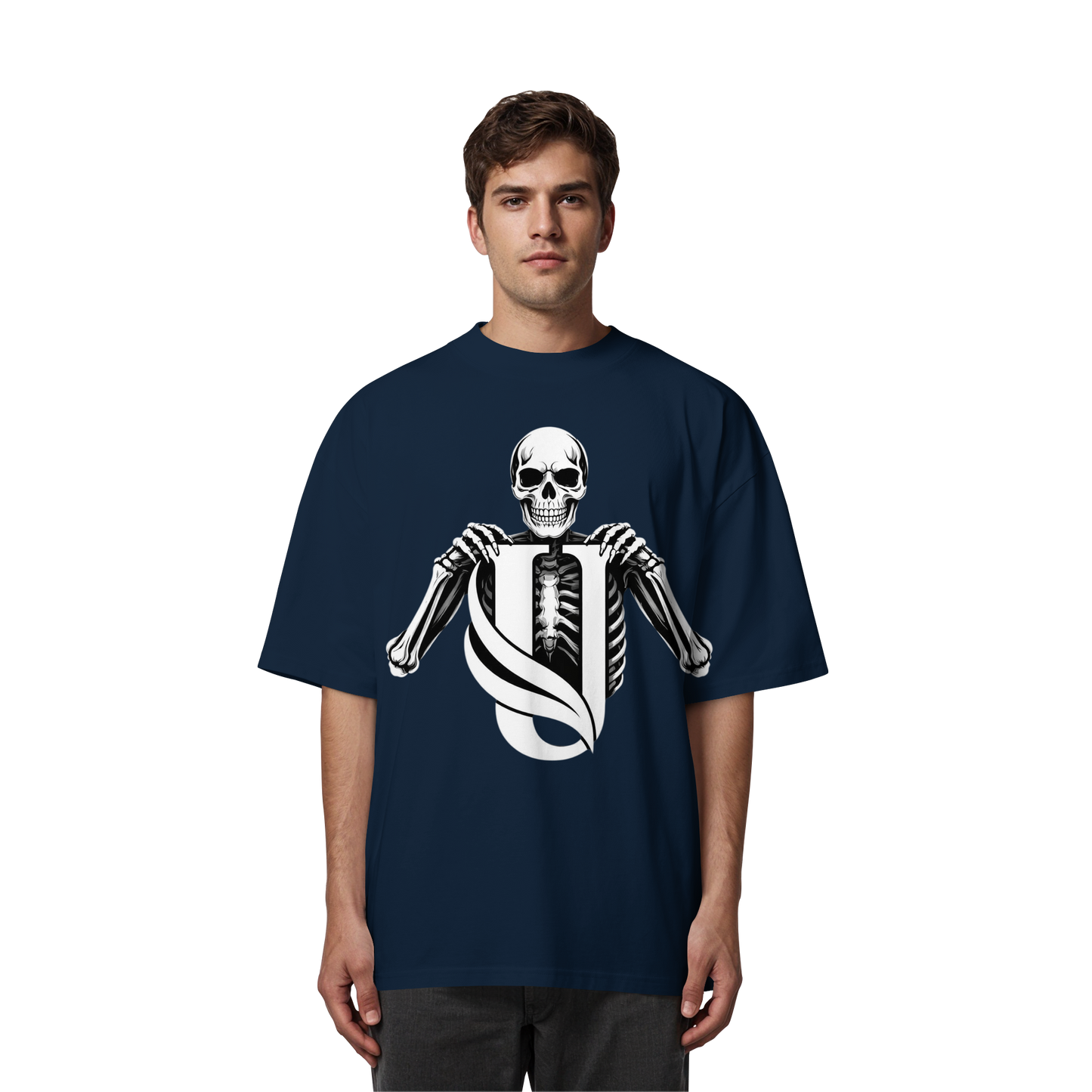 Unterzone Skull - Organic Oversize Shirt