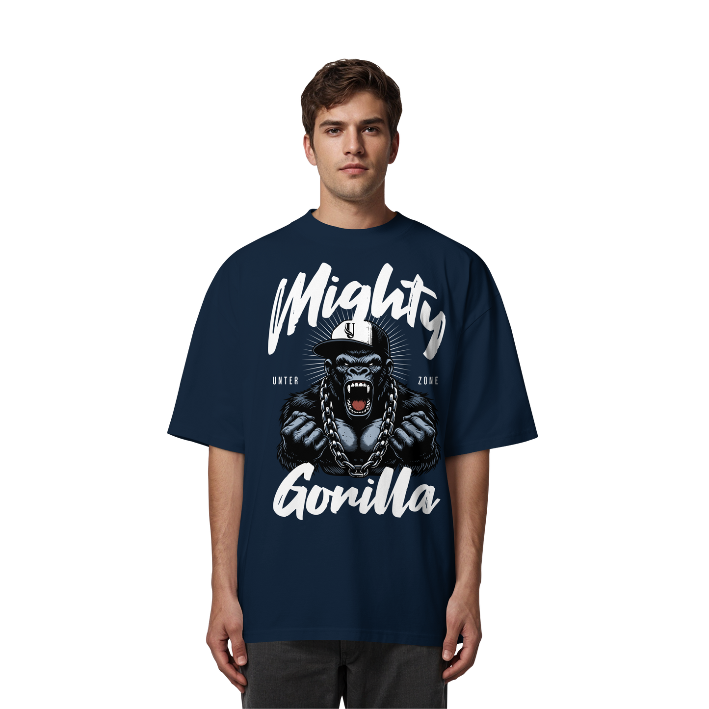 Unterzone Mighty Gorilla - Organic Oversize Shirt