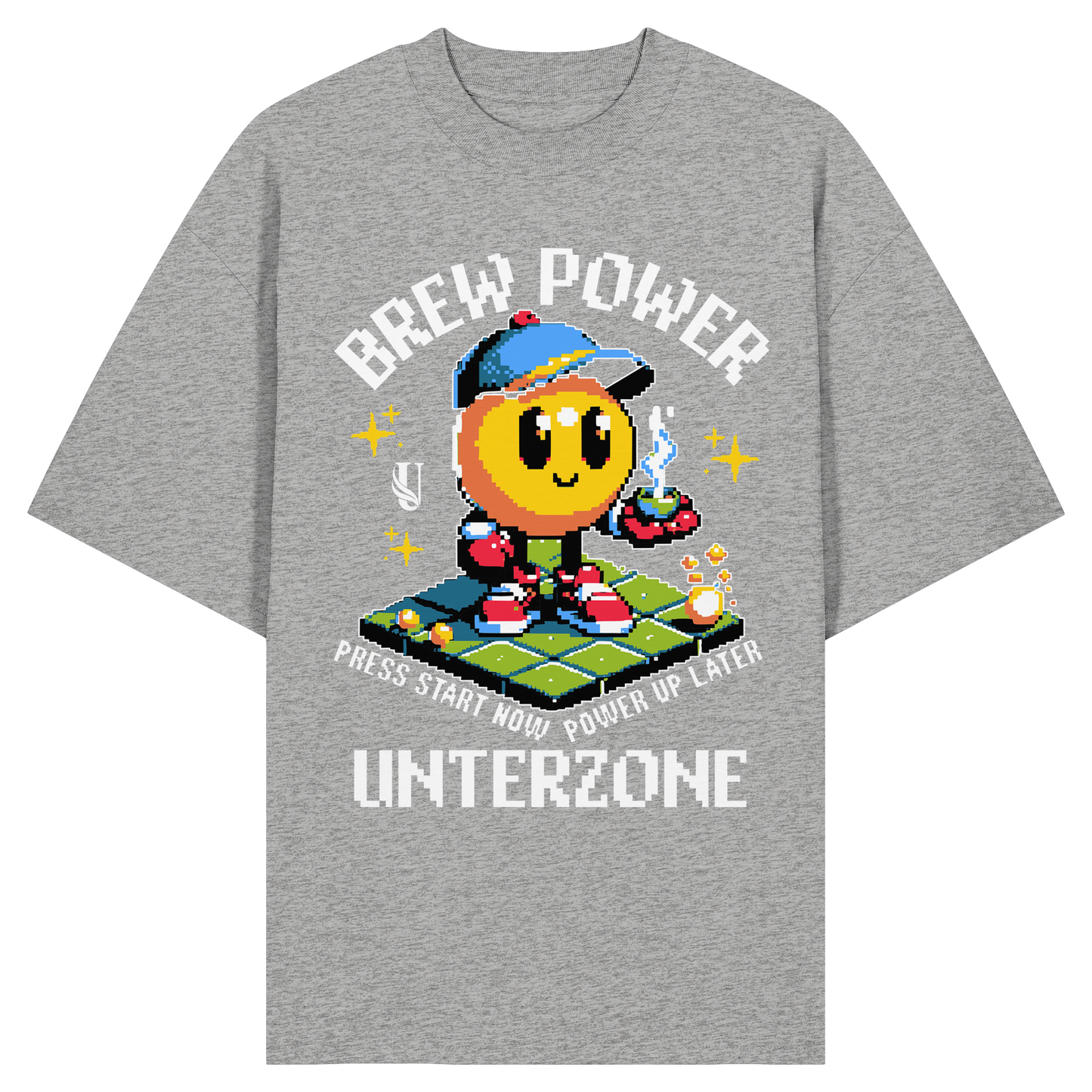 Unterzone Brew Power Organic Oversize Shirt - Organic Oversize Shirt