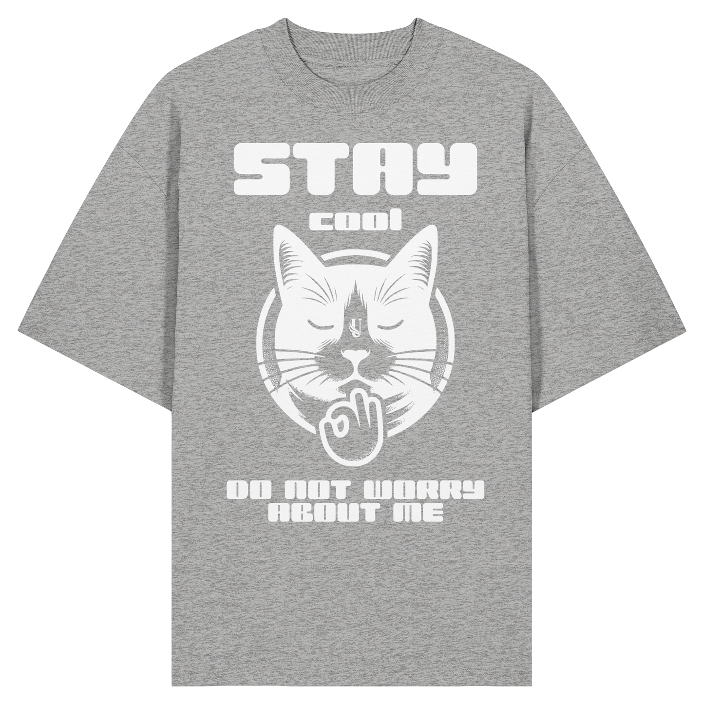 Unterzone Stay Cool Cat - Organic Oversize Shirt