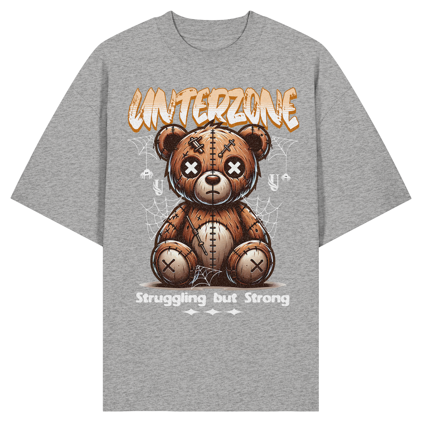 Unterzone The Bear Despair - Organic Oversize Shirt