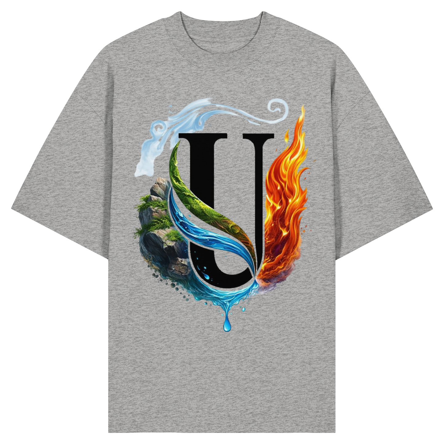 Unterzone Four Elements - Organic Oversize Shirt