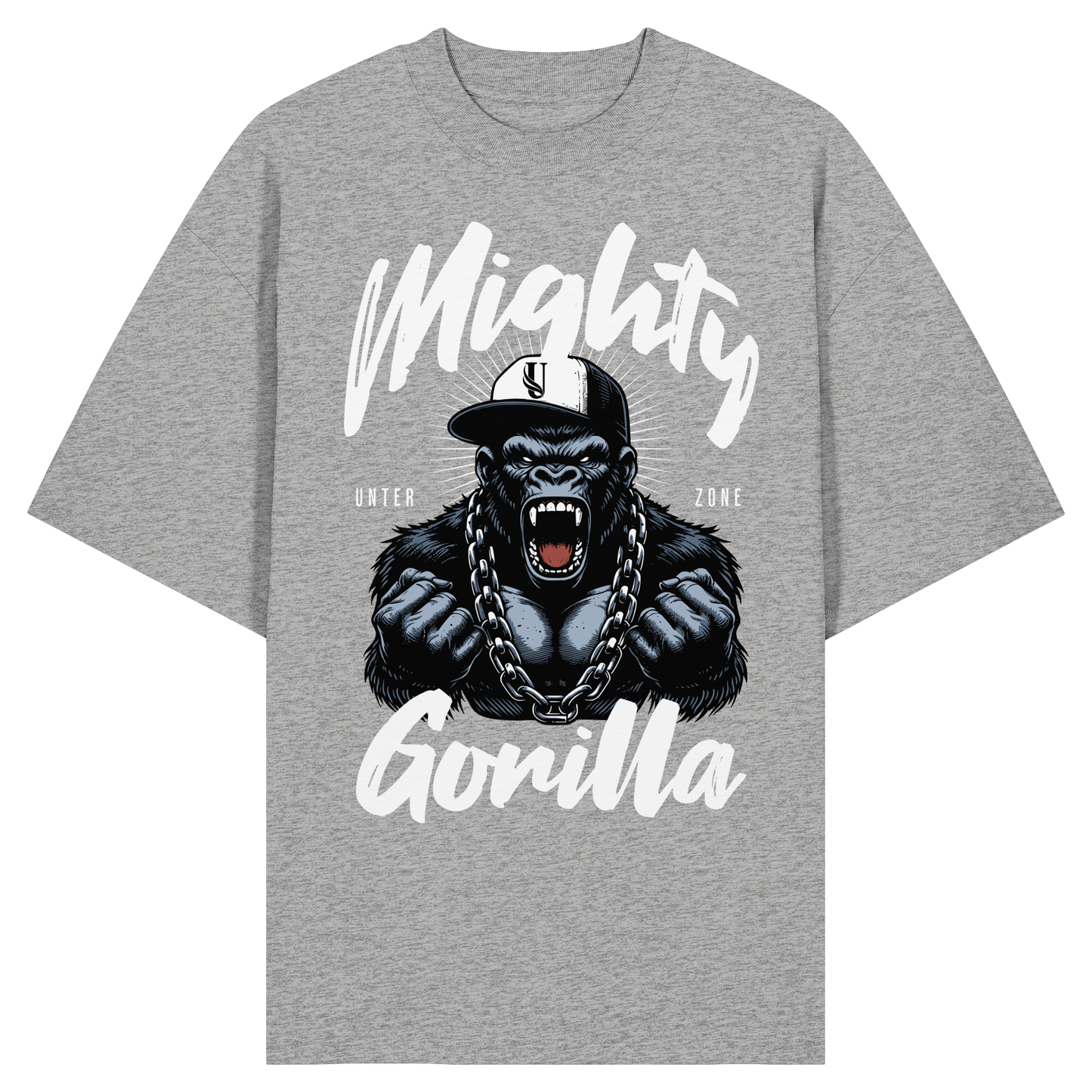 Unterzone Mighty Gorilla - Organic Oversize Shirt
