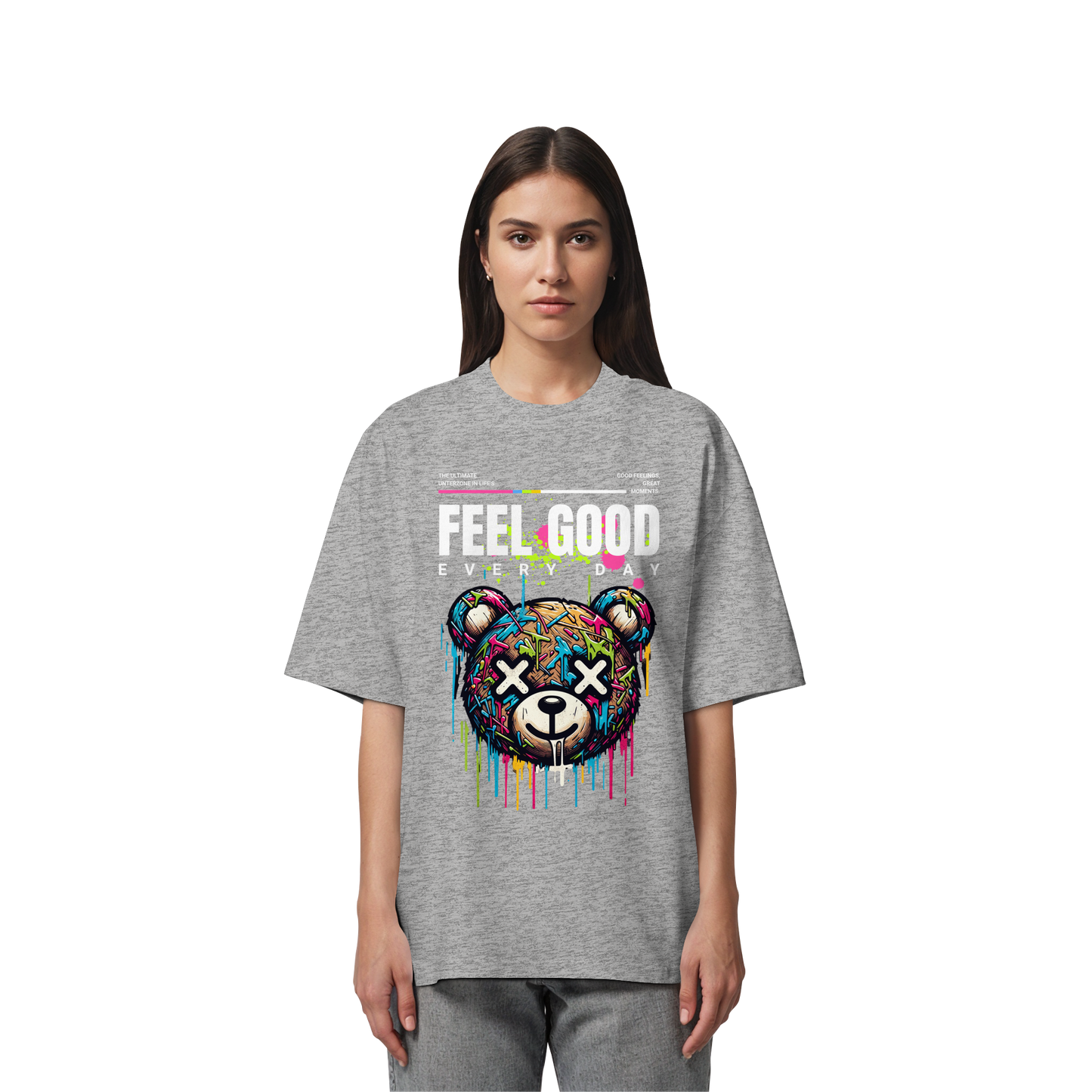 Unterzone Fell Good Every Day Teddy - Organic Oversize Shirt