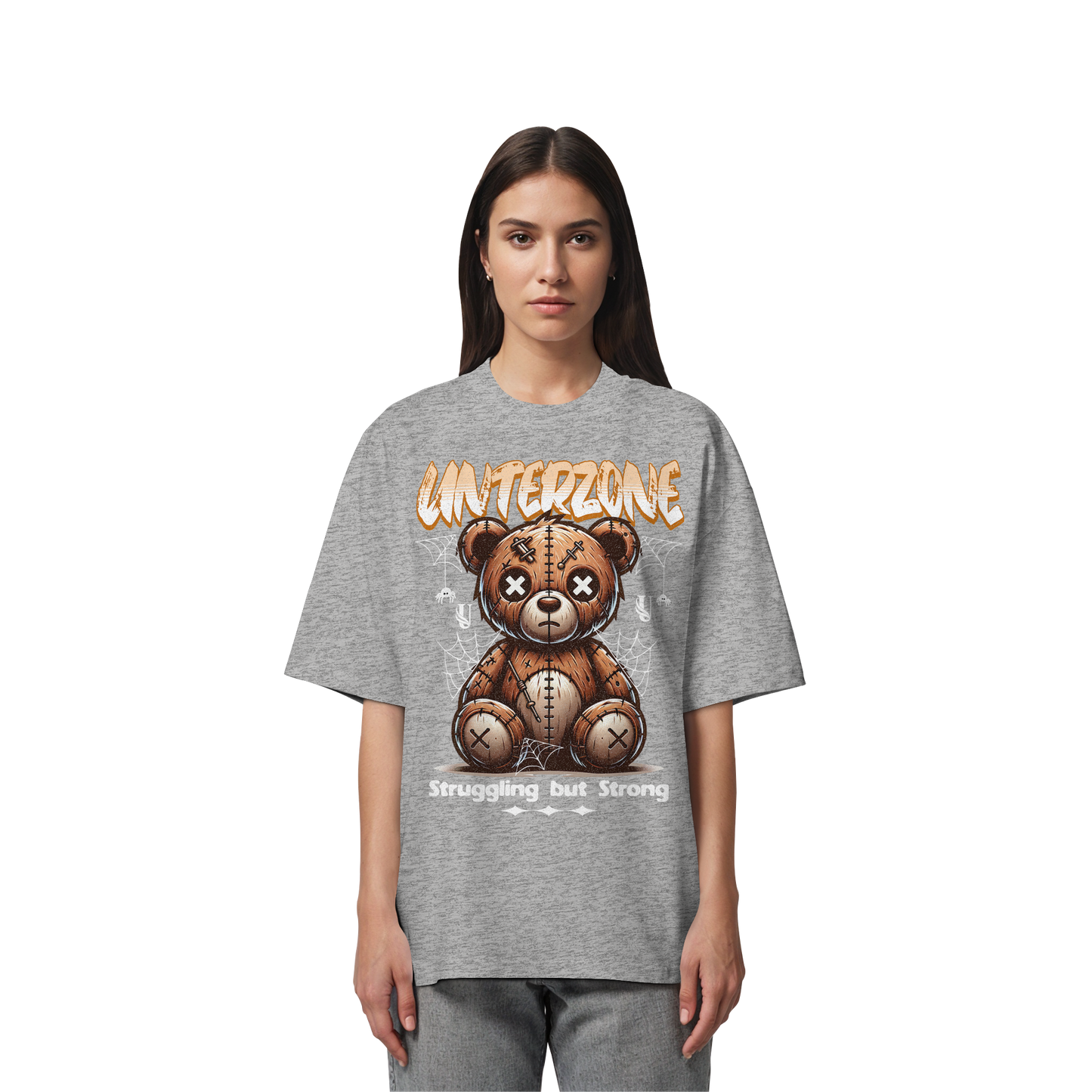 Unterzone The Bear Despair - Organic Oversize Shirt