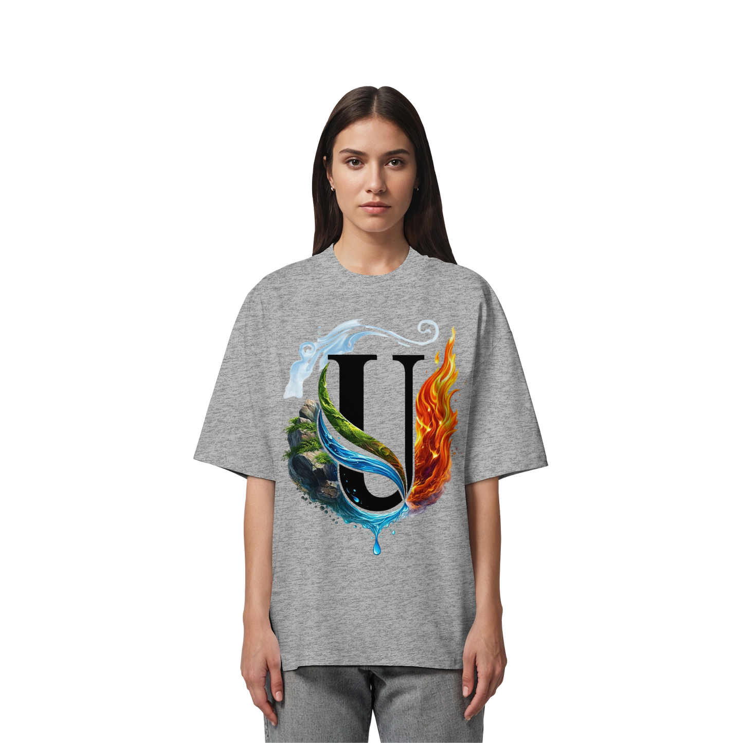 Unterzone Four Elements - Organic Oversize Shirt