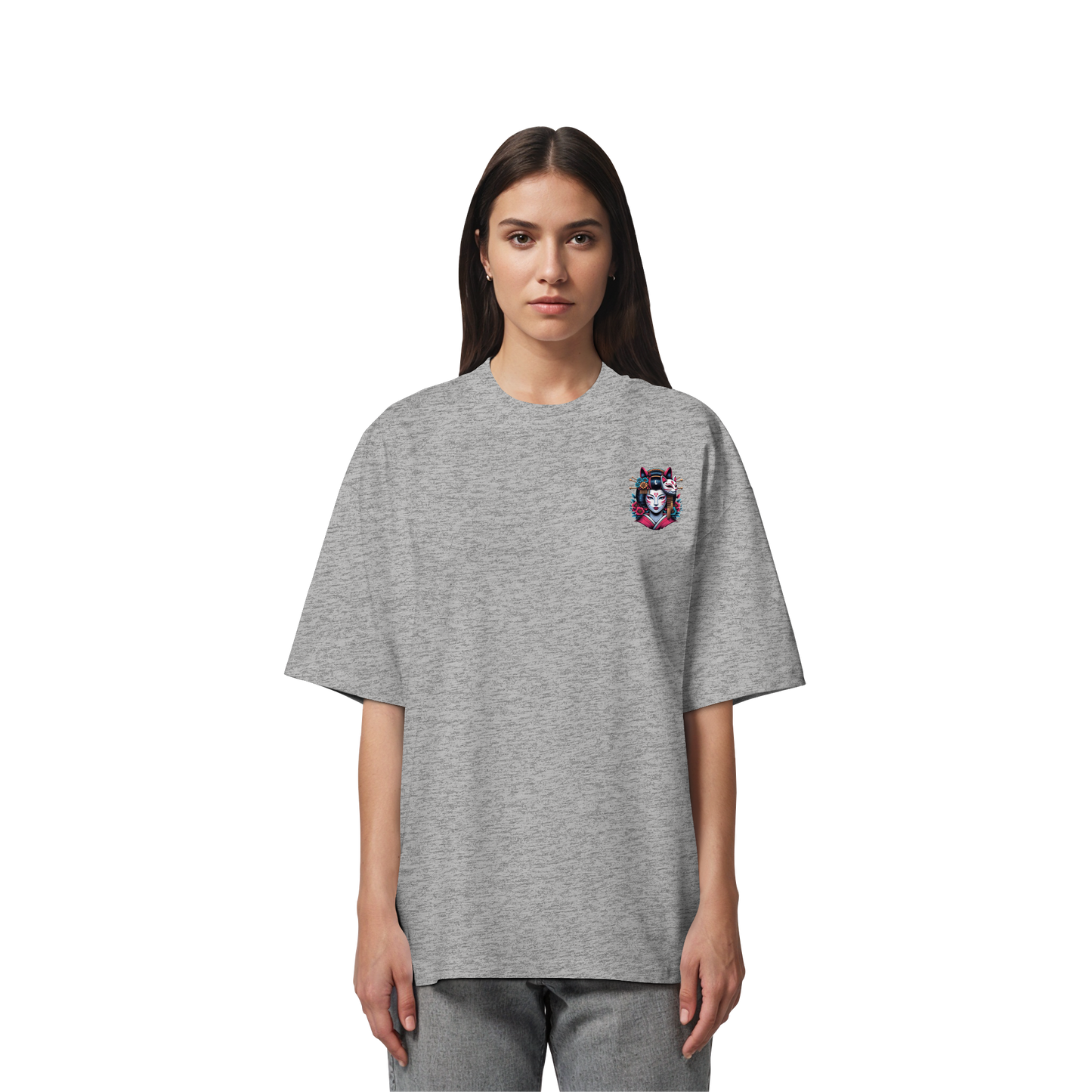 Unterzone Geisha Hagoromo - Organic Oversize Shirt