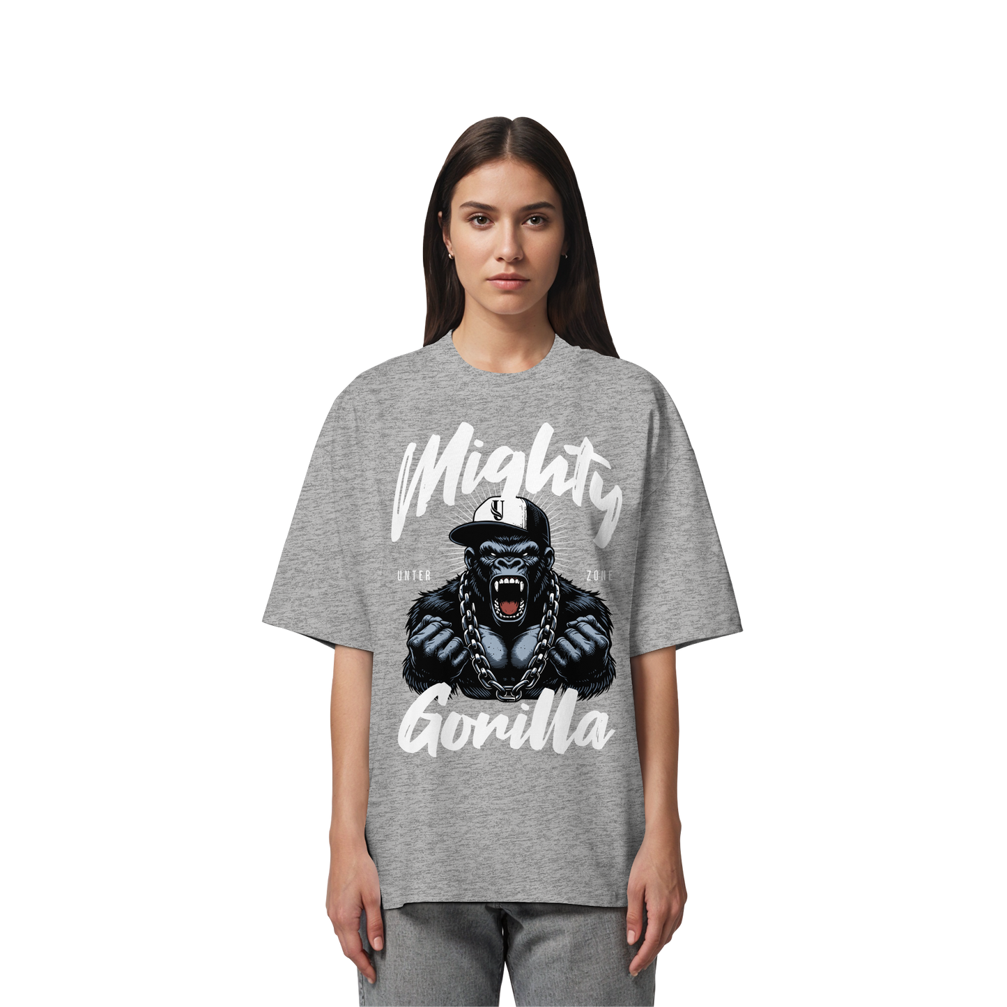 Unterzone Mighty Gorilla - Organic Oversize Shirt