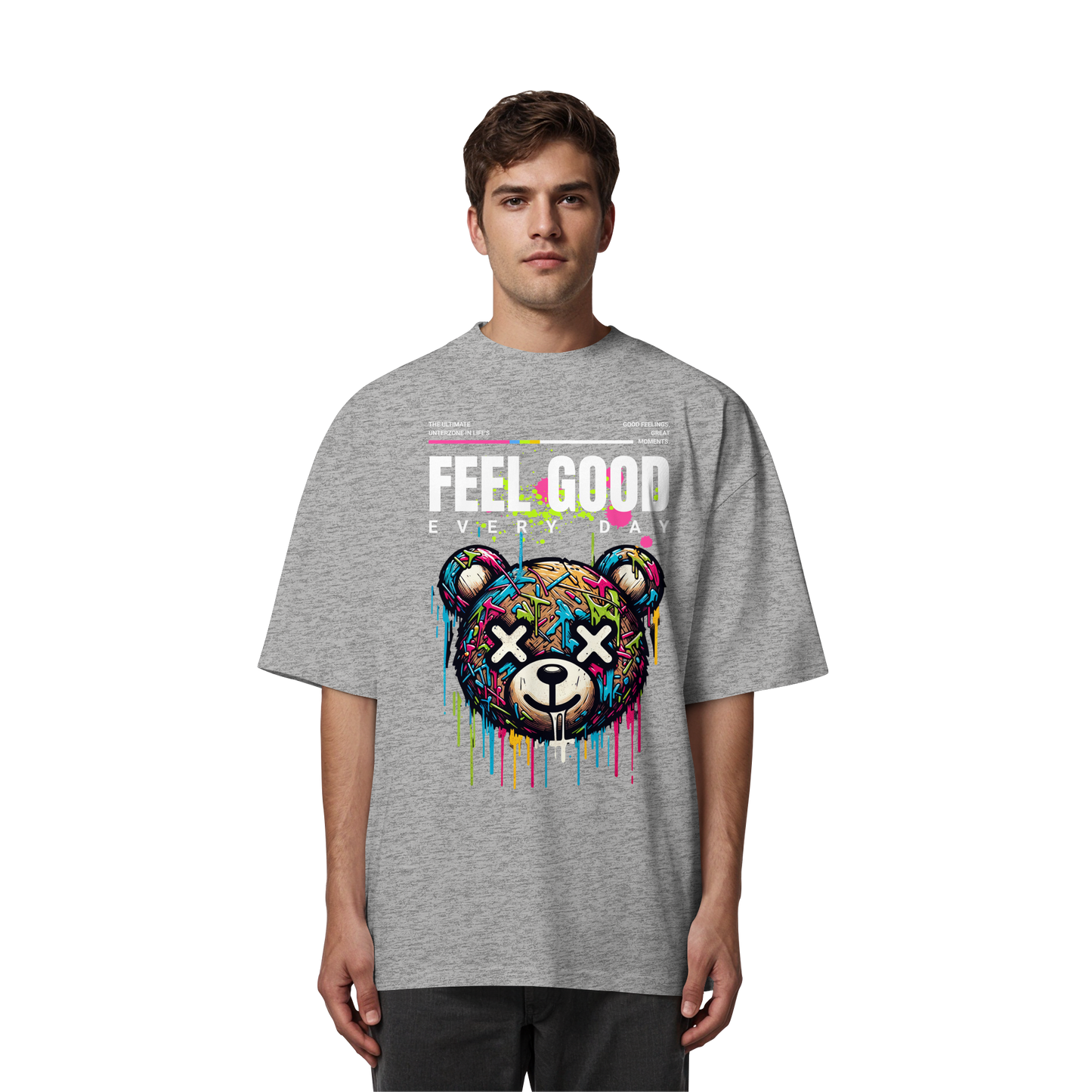 Unterzone Fell Good Every Day Teddy - Organic Oversize Shirt