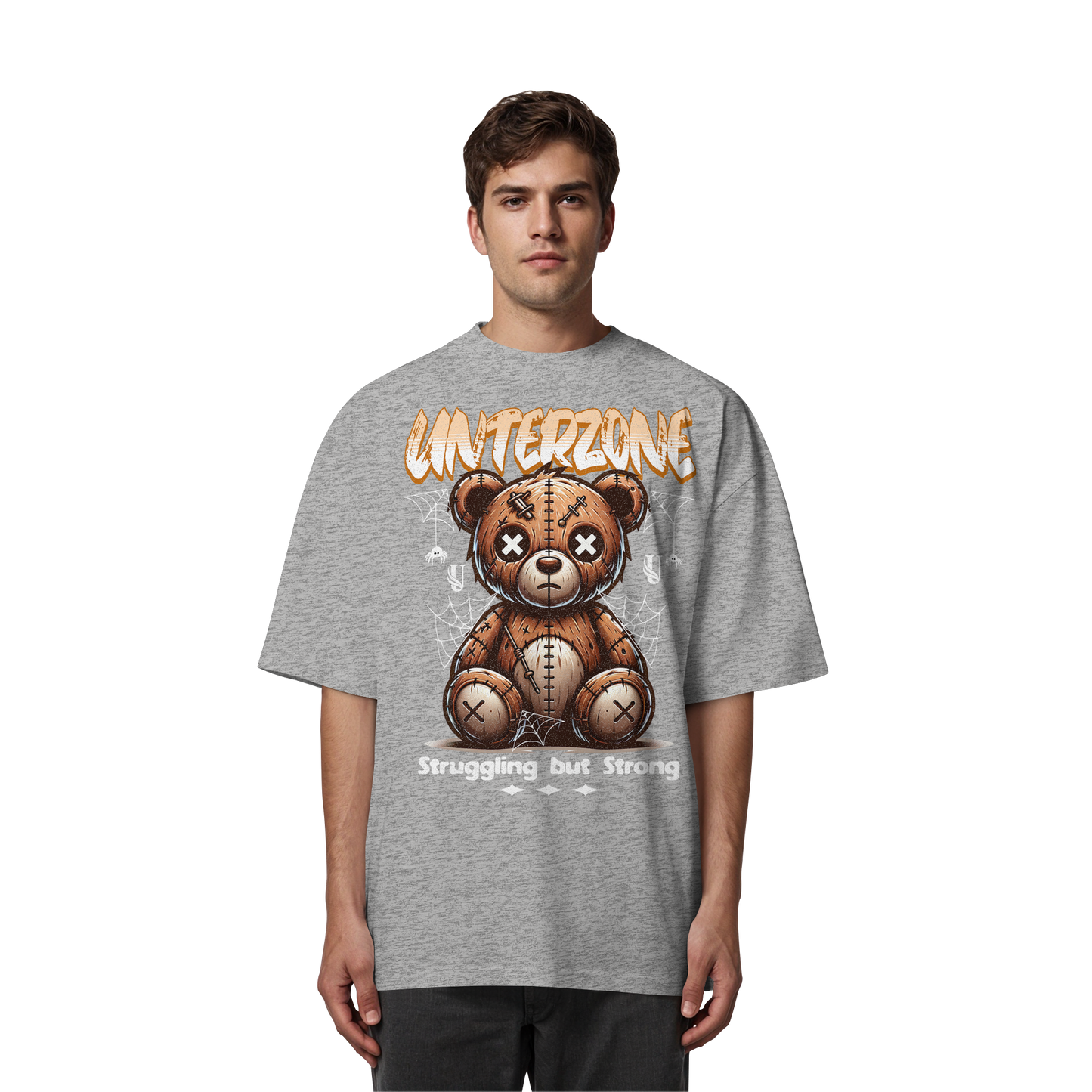 Unterzone The Bear Despair - Organic Oversize Shirt
