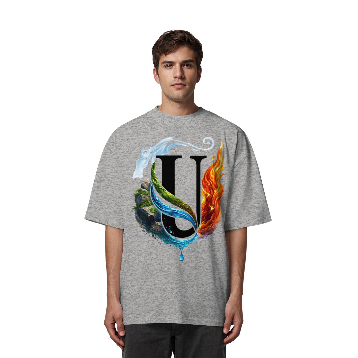 Unterzone Four Elements - Organic Oversize Shirt