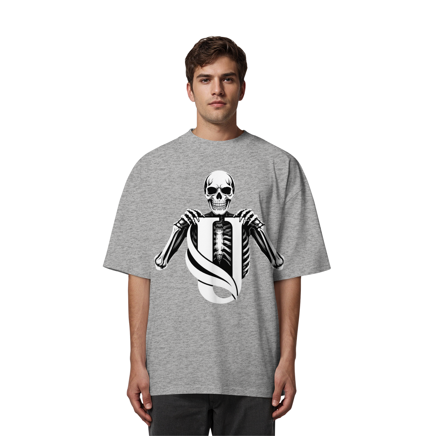 Unterzone Skull - Organic Oversize Shirt