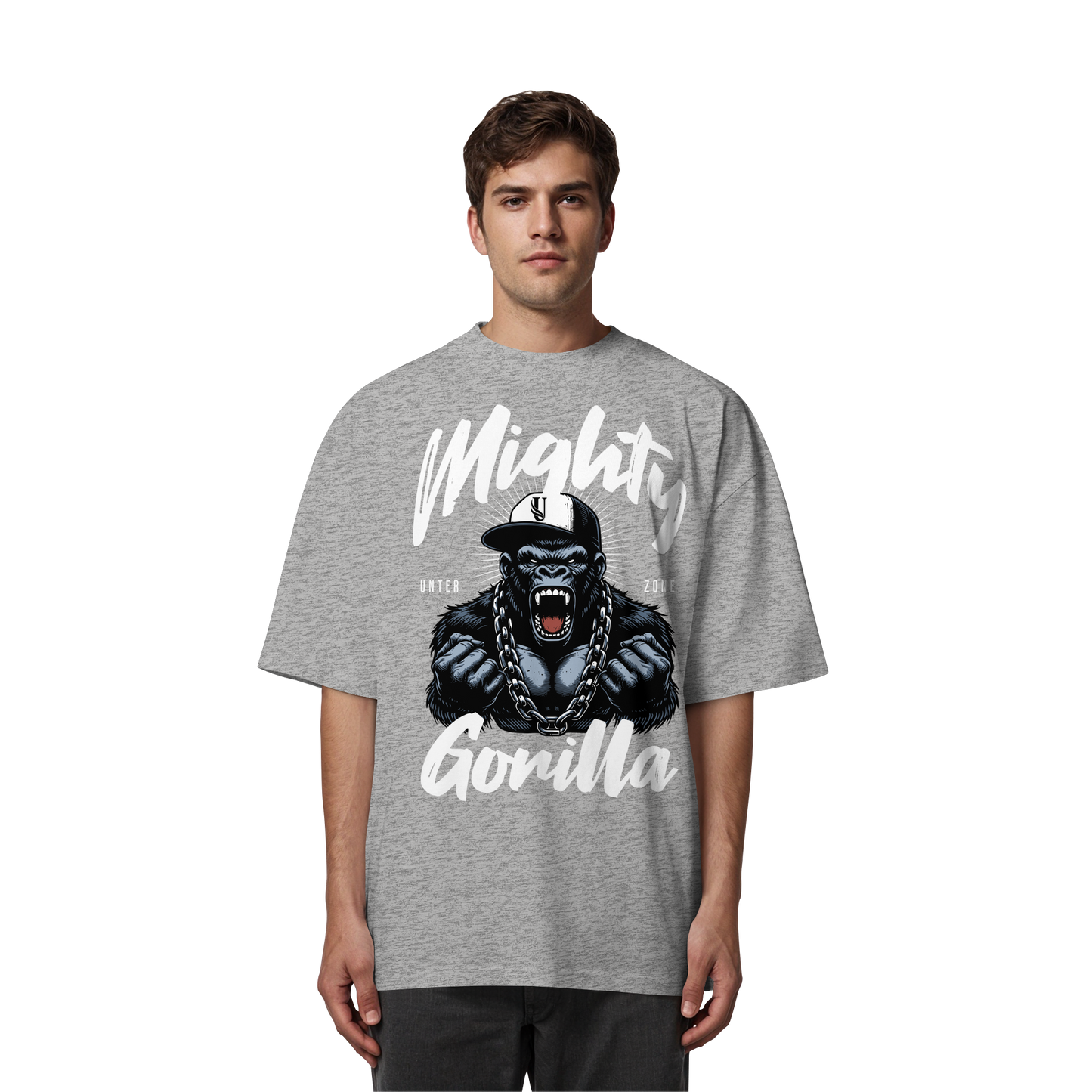 Unterzone Mighty Gorilla - Organic Oversize Shirt