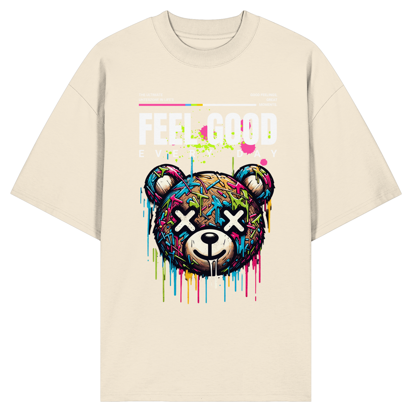 Unterzone Fell Good Every Day Teddy - Organic Oversize Shirt
