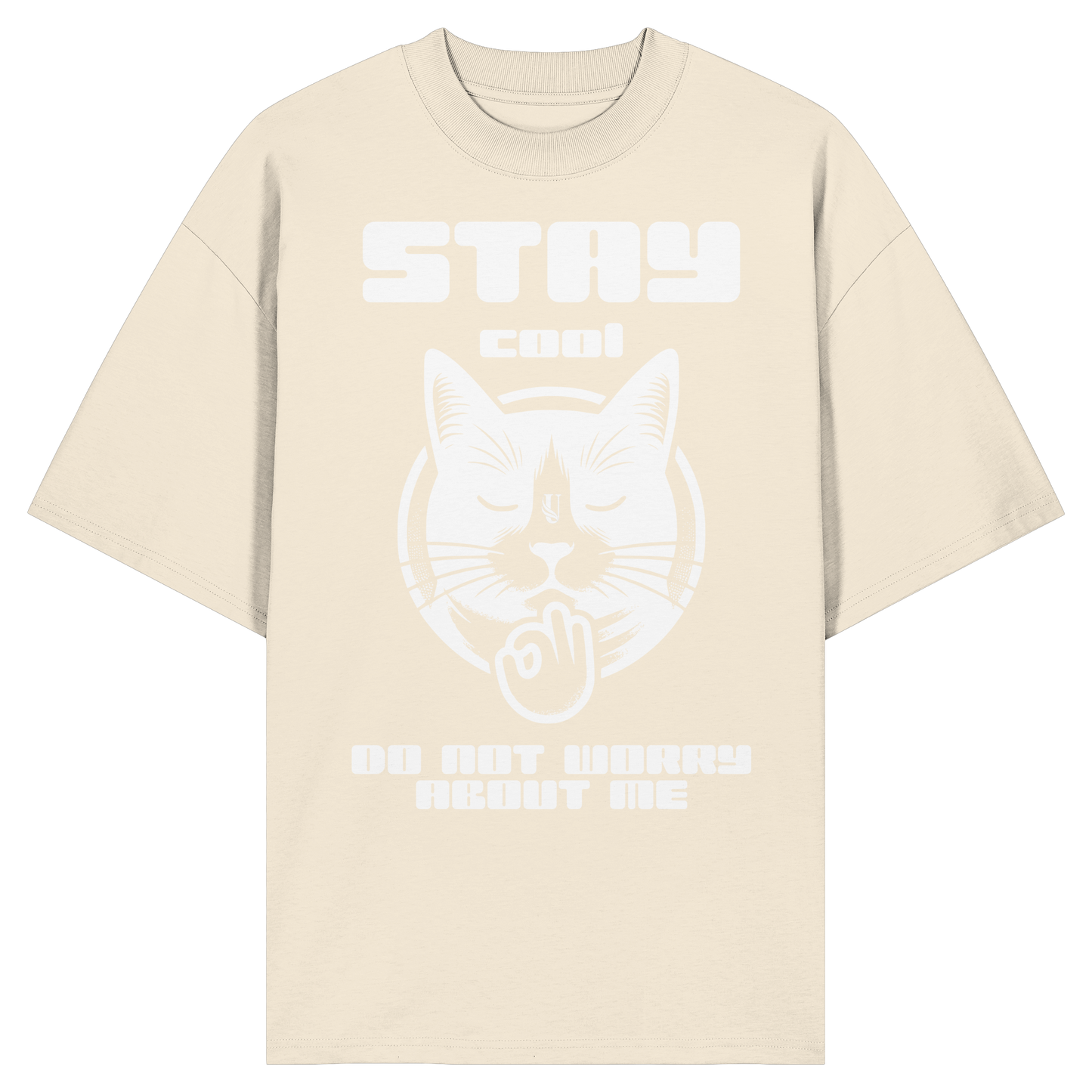 Unterzone Stay Cool Cat - Organic Oversize Shirt