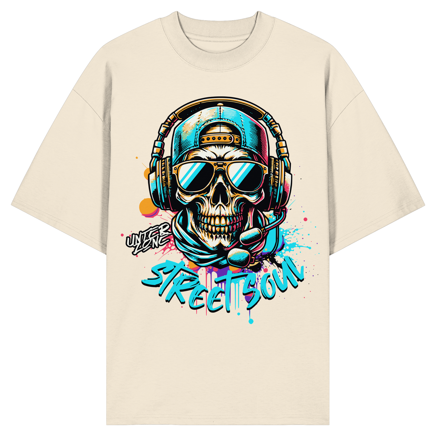 Unterzone Street Soul - Organic Oversize Shirt
