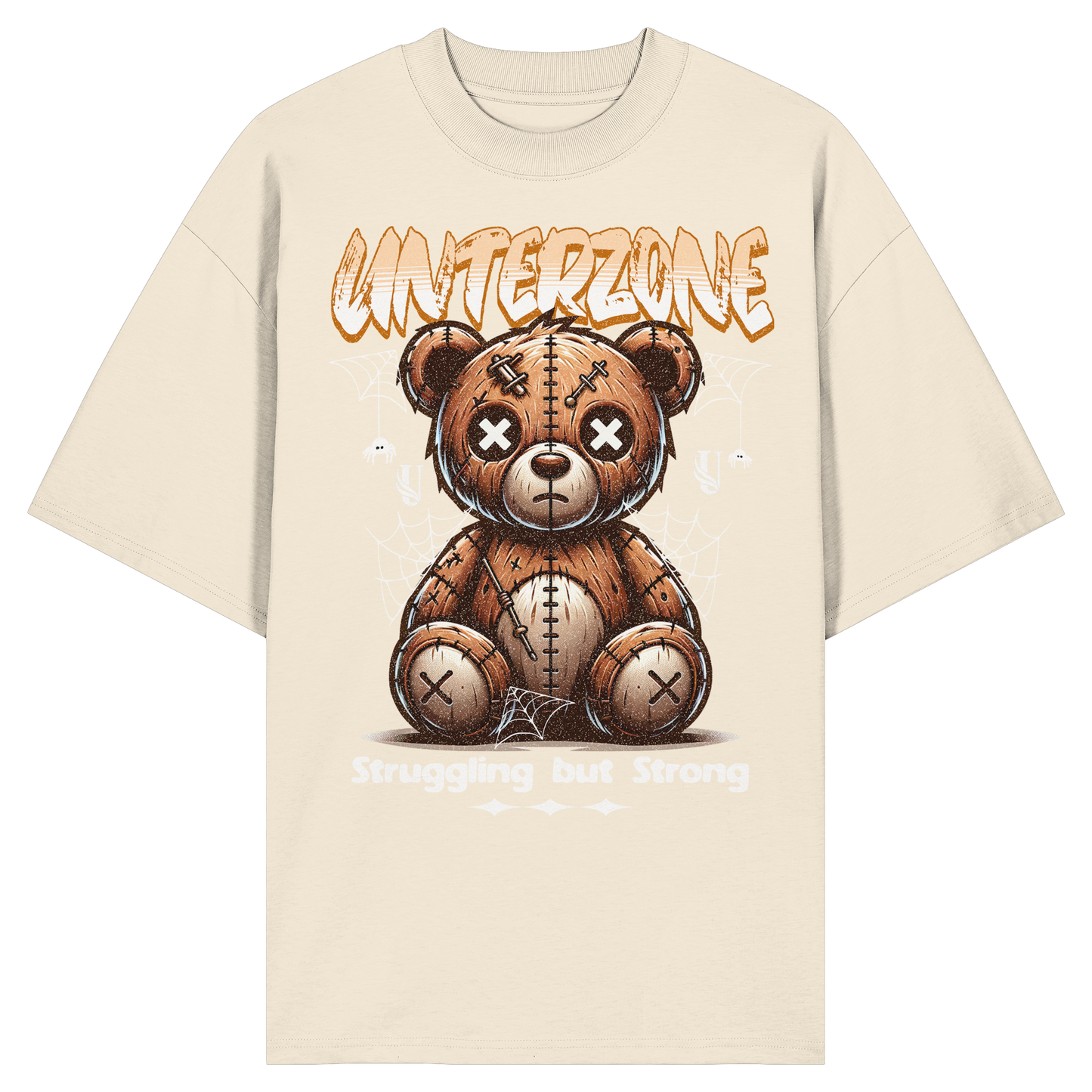 Unterzone The Bear Despair - Organic Oversize Shirt