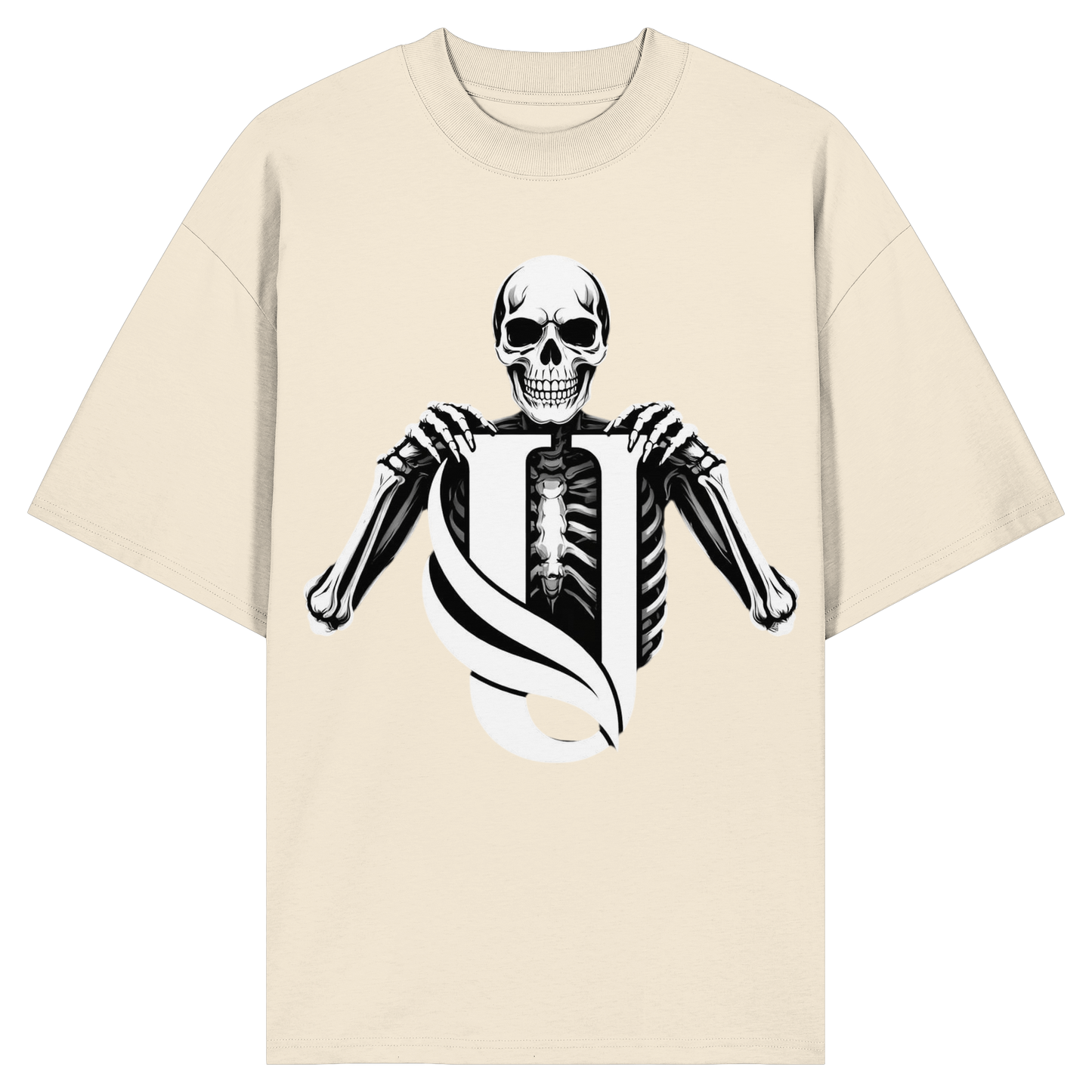 Unterzone Skull - Organic Oversize Shirt