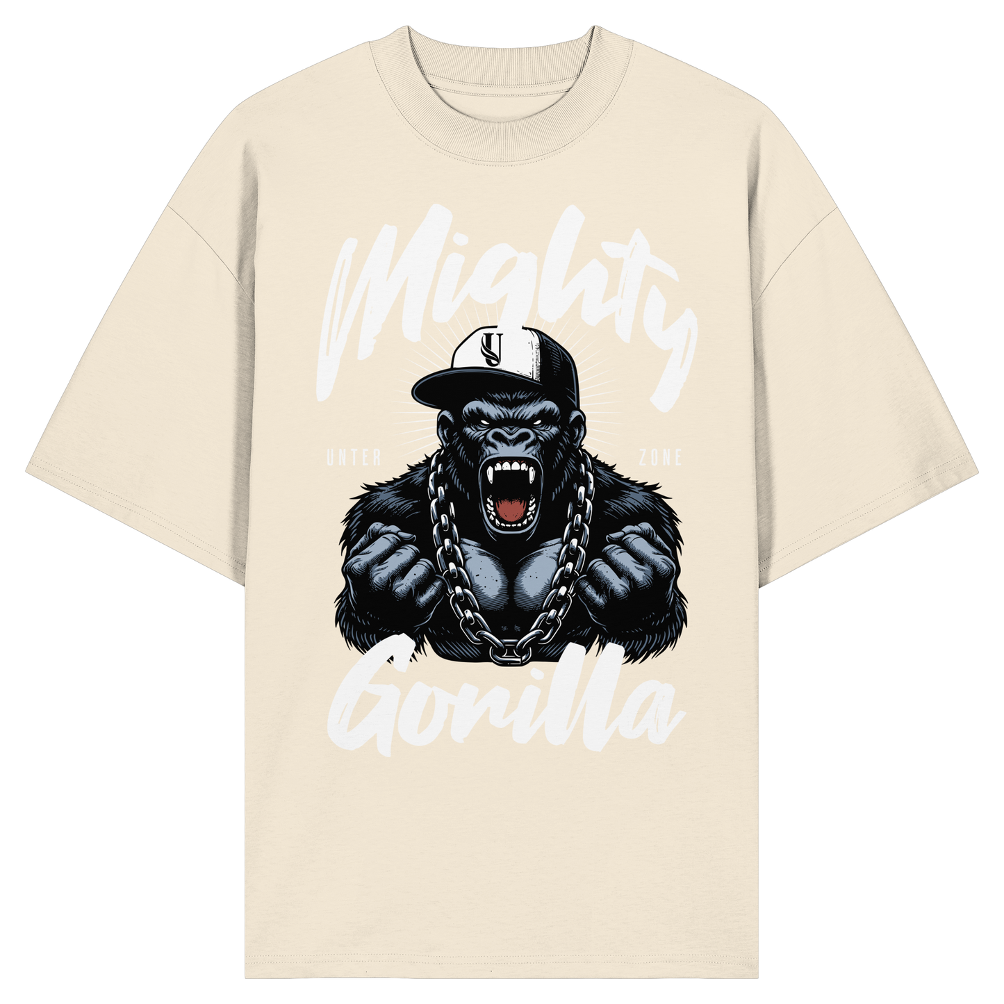 Unterzone Mighty Gorilla - Organic Oversize Shirt
