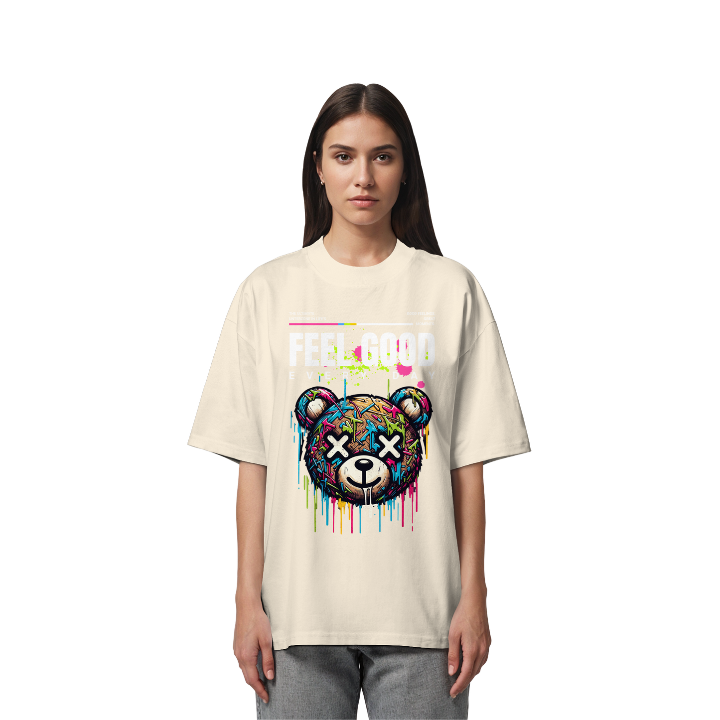 Unterzone Fell Good Every Day Teddy - Organic Oversize Shirt