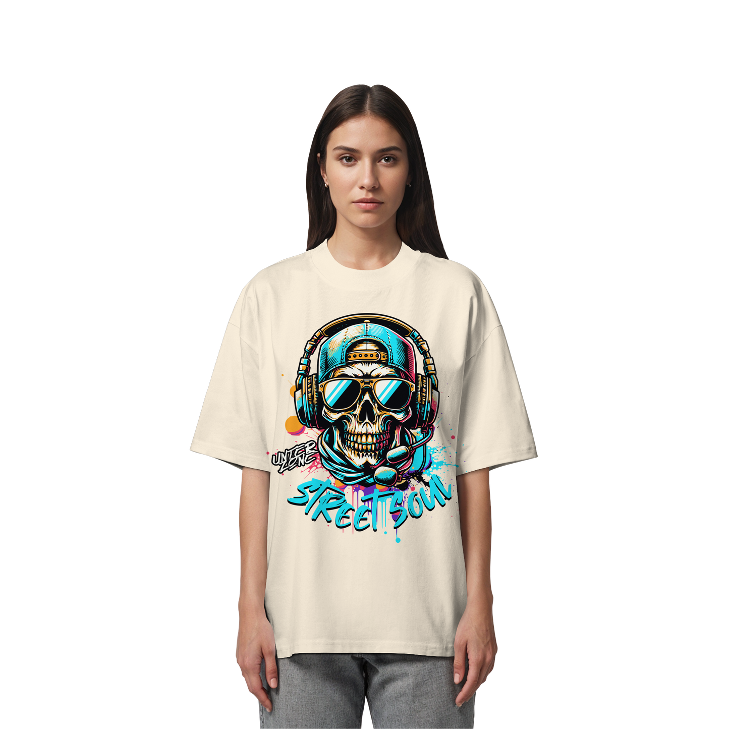 Unterzone Street Soul - Organic Oversize Shirt