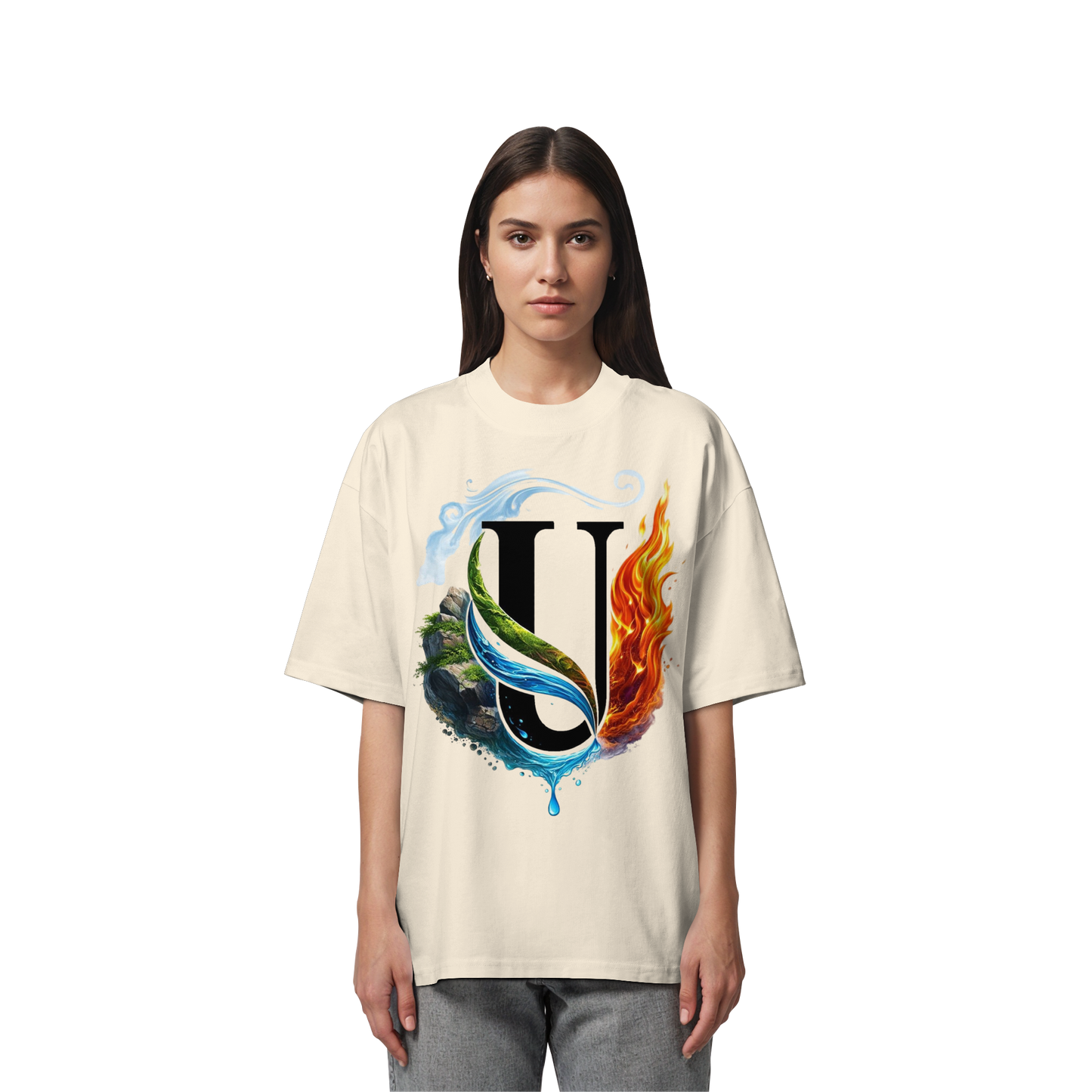 Unterzone Four Elements - Organic Oversize Shirt