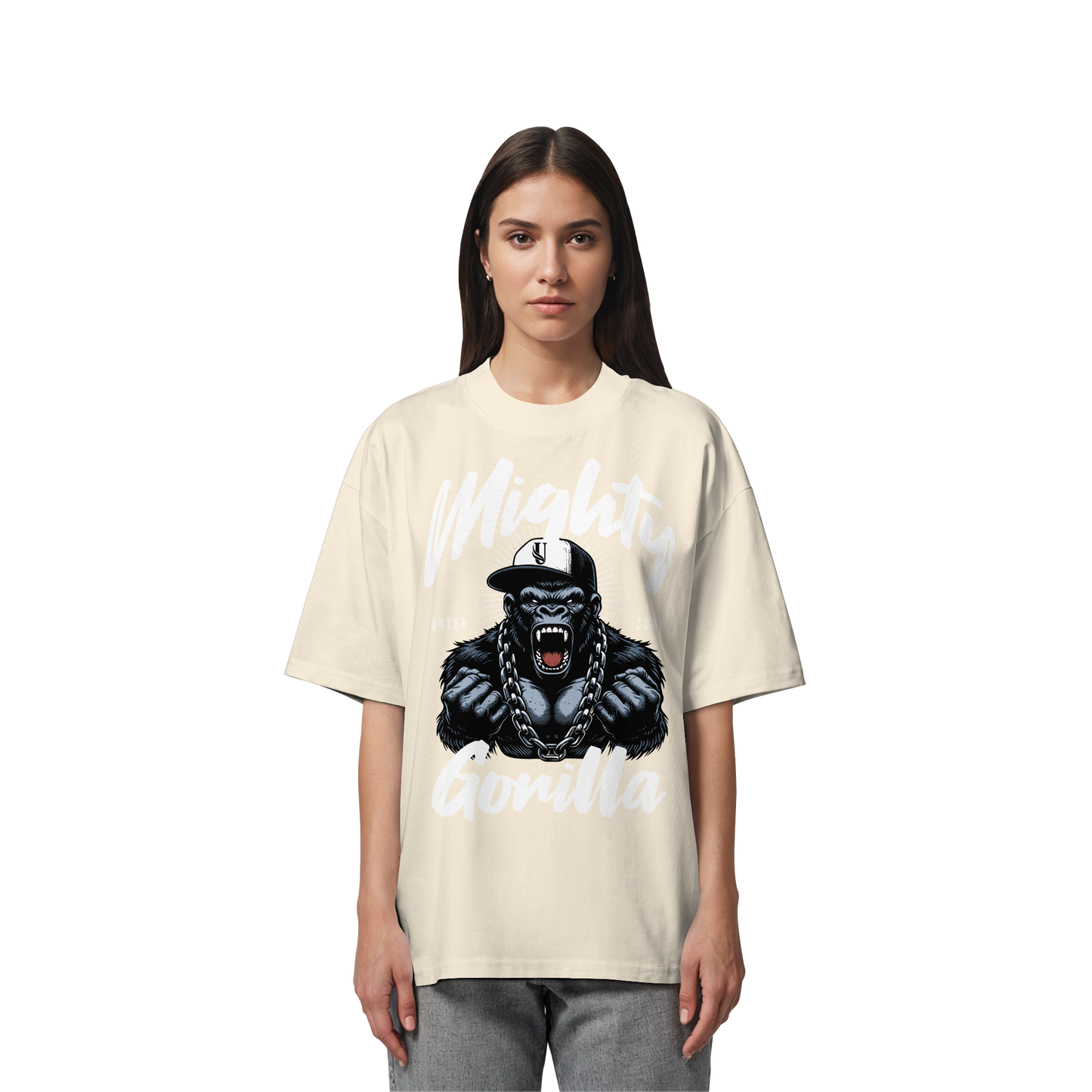 Unterzone Mighty Gorilla - Organic Oversize Shirt