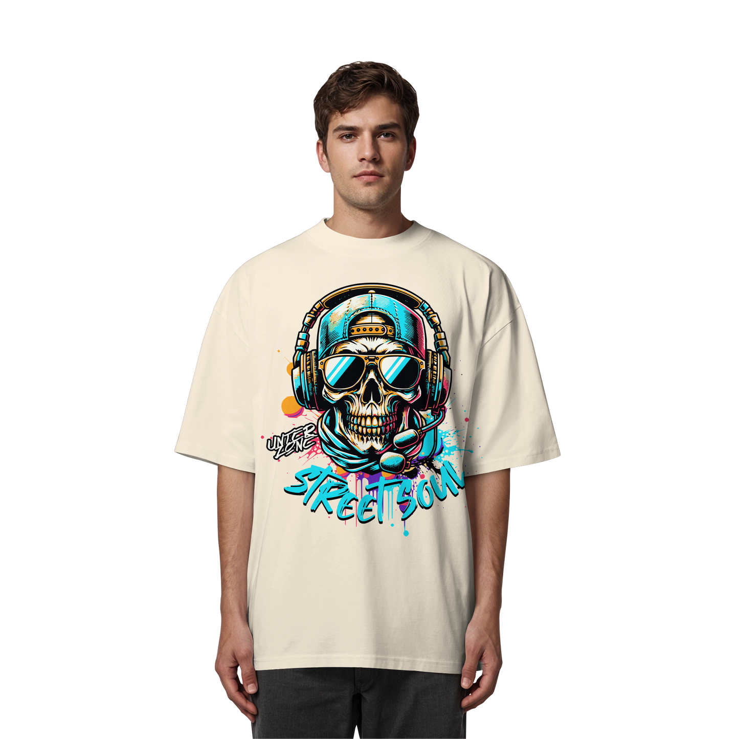 Unterzone Street Soul - Organic Oversize Shirt