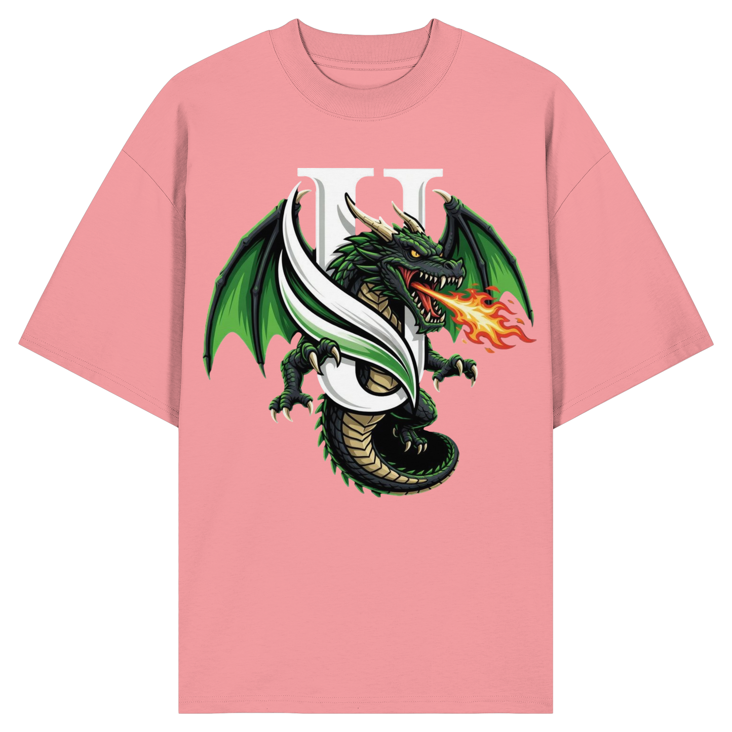 Unterzone Dragon/Drache - Organic Oversize Shirt