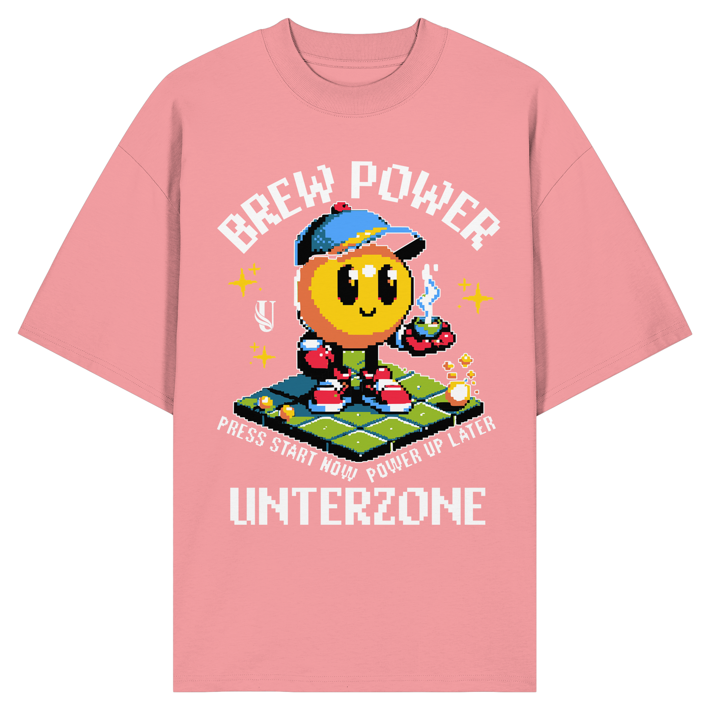 Unterzone Brew Power Organic Oversize Shirt - Organic Oversize Shirt