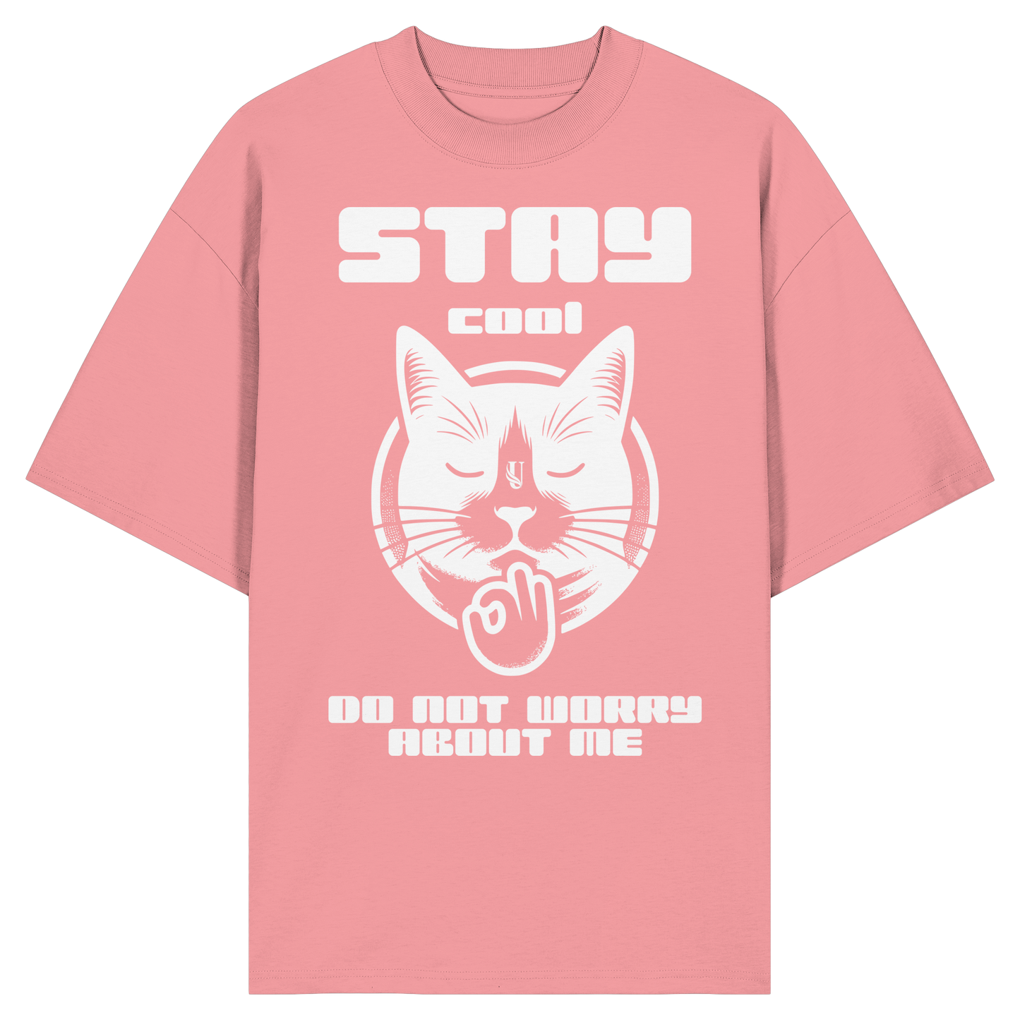 Unterzone Stay Cool Cat - Organic Oversize Shirt