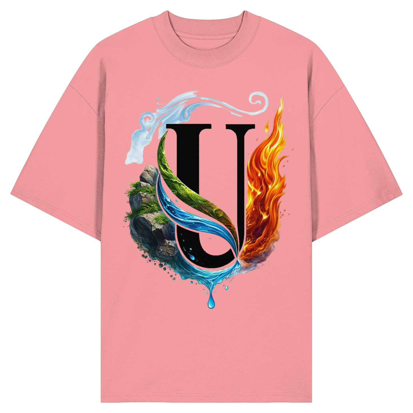 Unterzone Four Elements - Organic Oversize Shirt