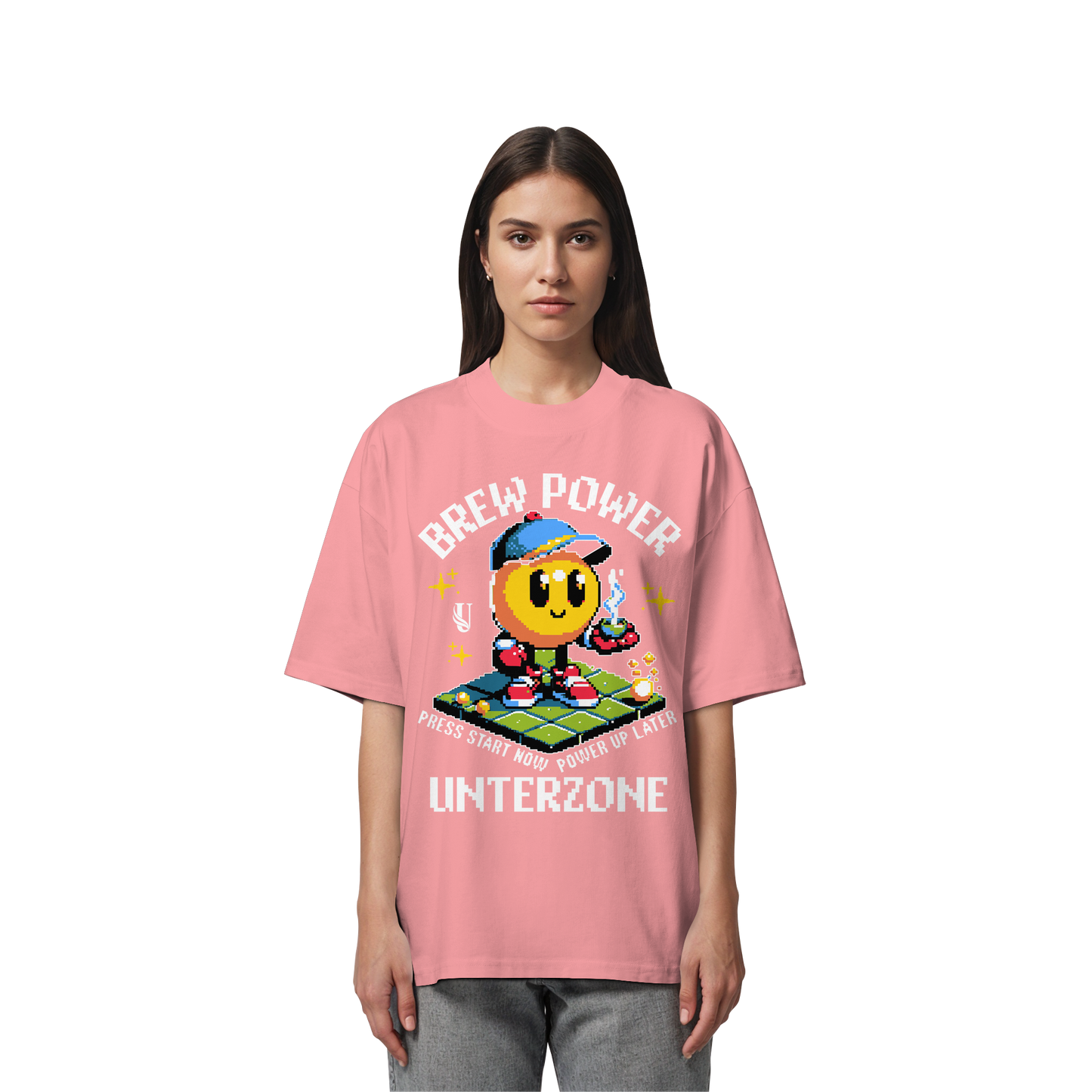 Unterzone Brew Power Organic Oversize Shirt - Organic Oversize Shirt