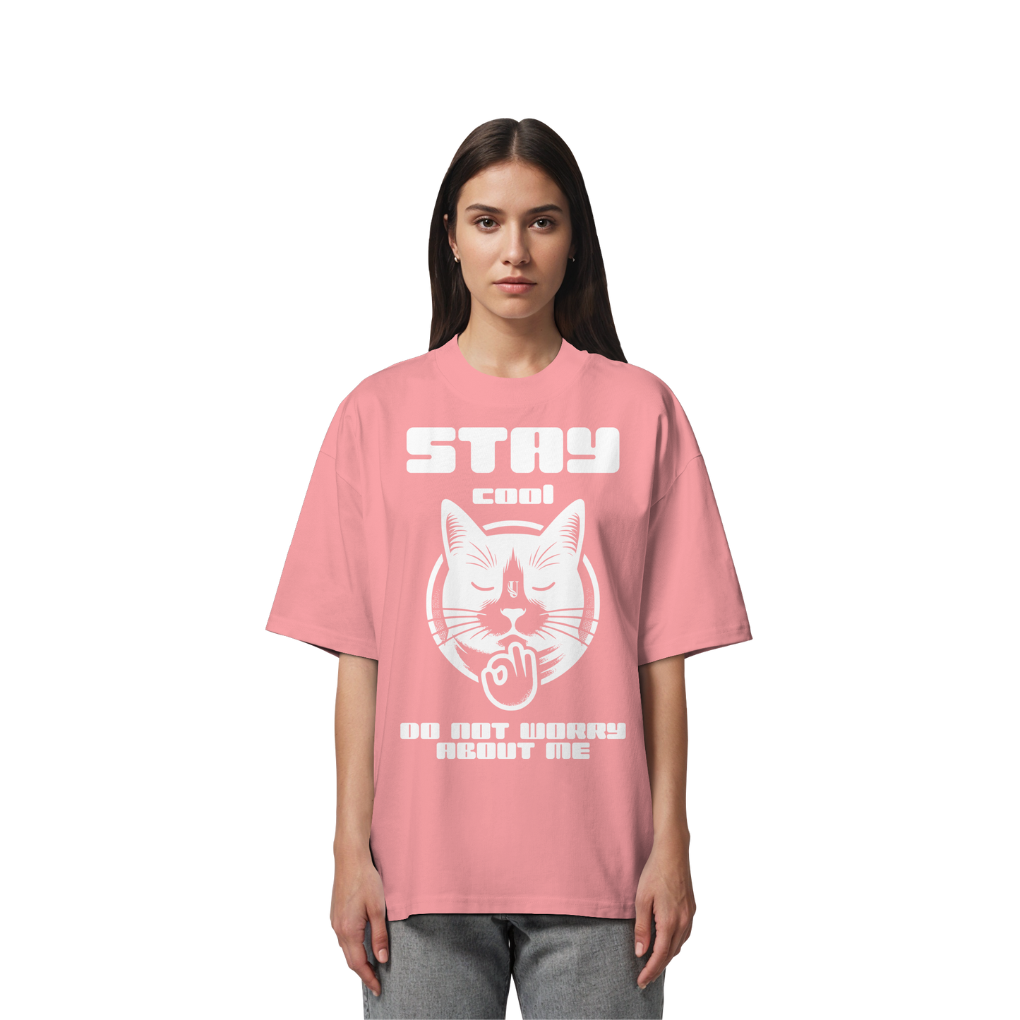 Unterzone Stay Cool Cat - Organic Oversize Shirt
