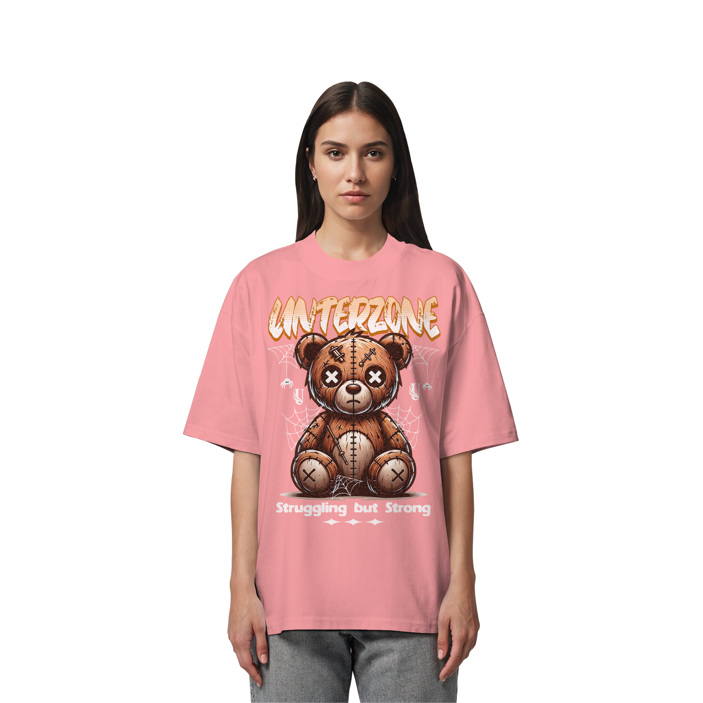 Unterzone The Bear Despair - Organic Oversize Shirt