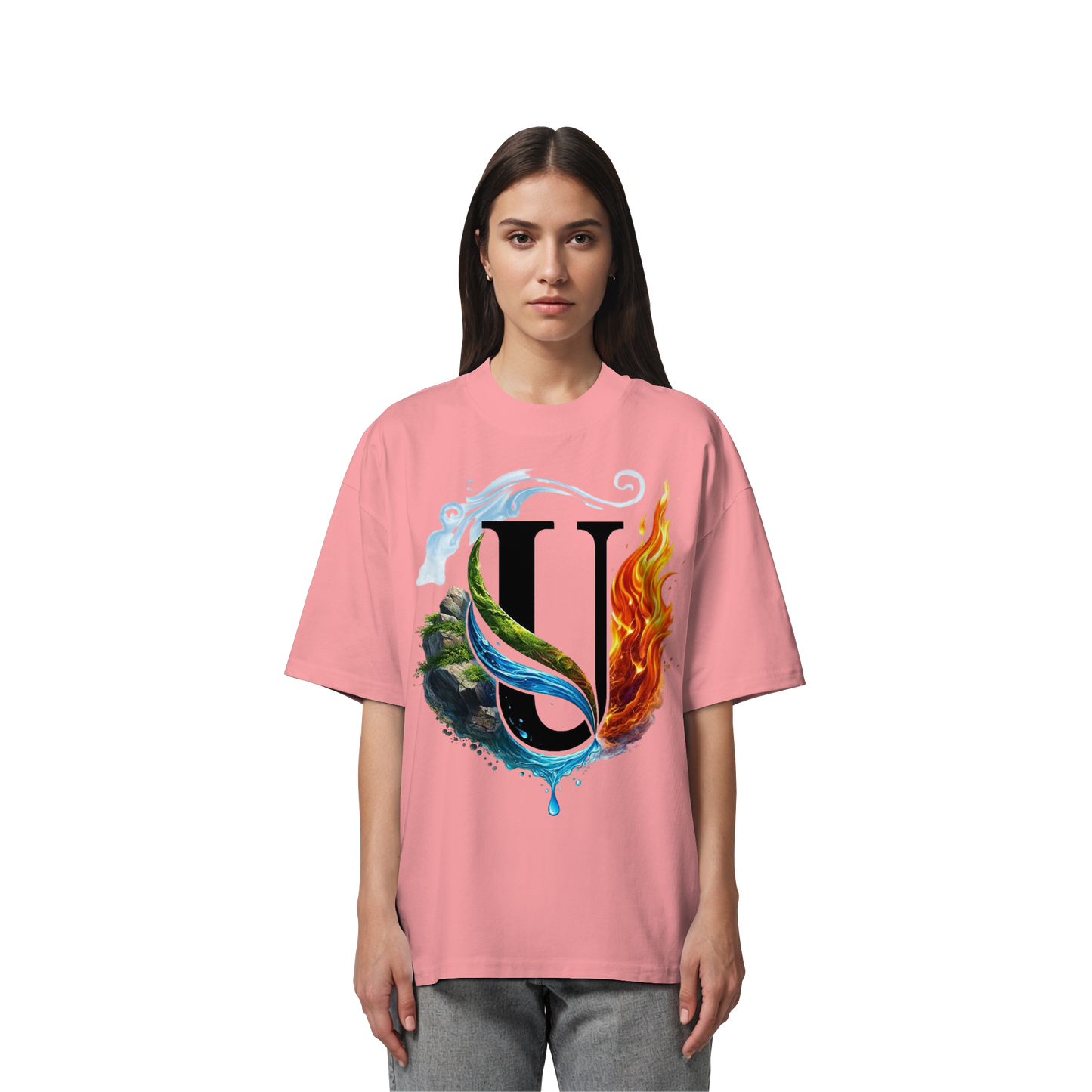 Unterzone Four Elements - Organic Oversize Shirt